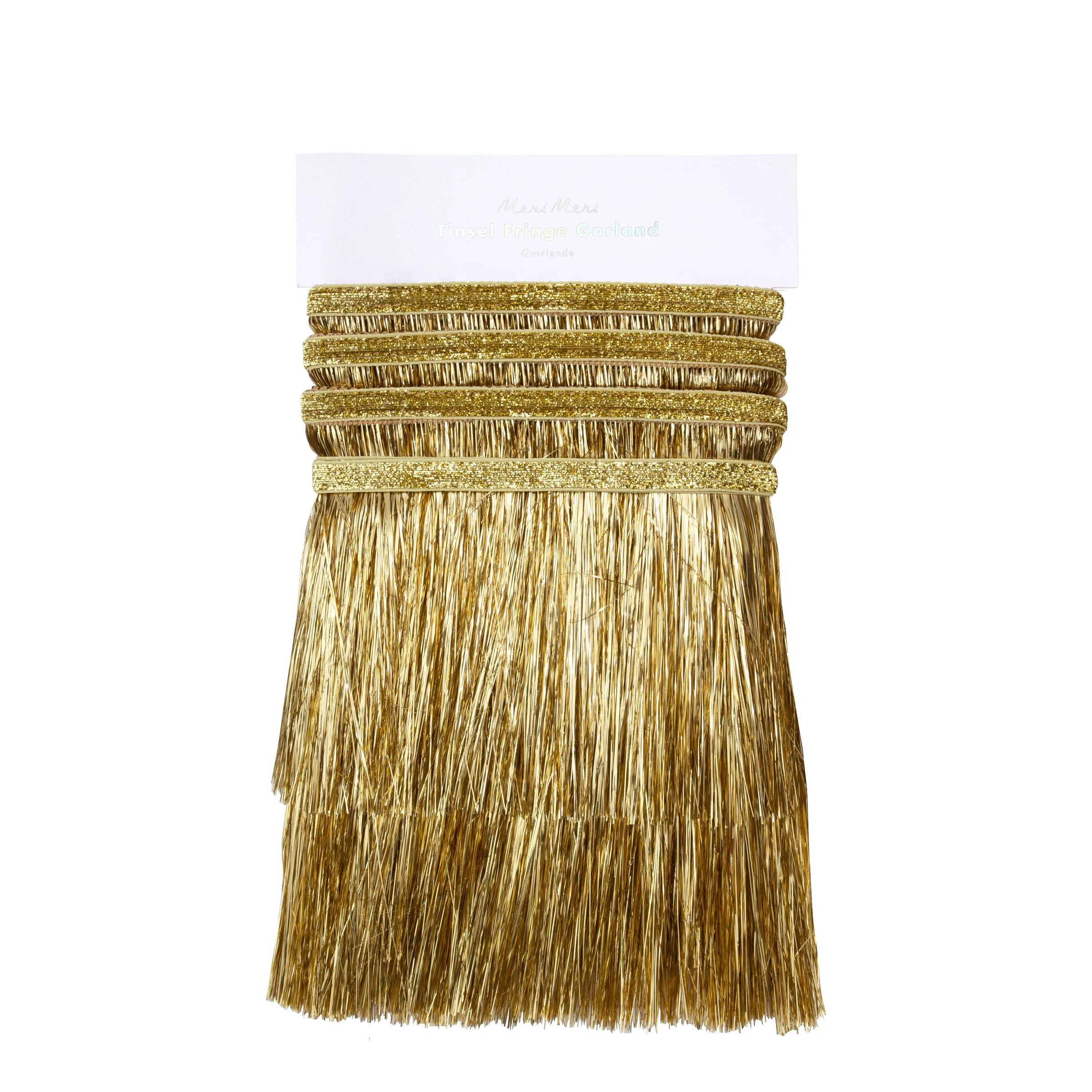 Gold Tinsel Fringe Garland - Image 4