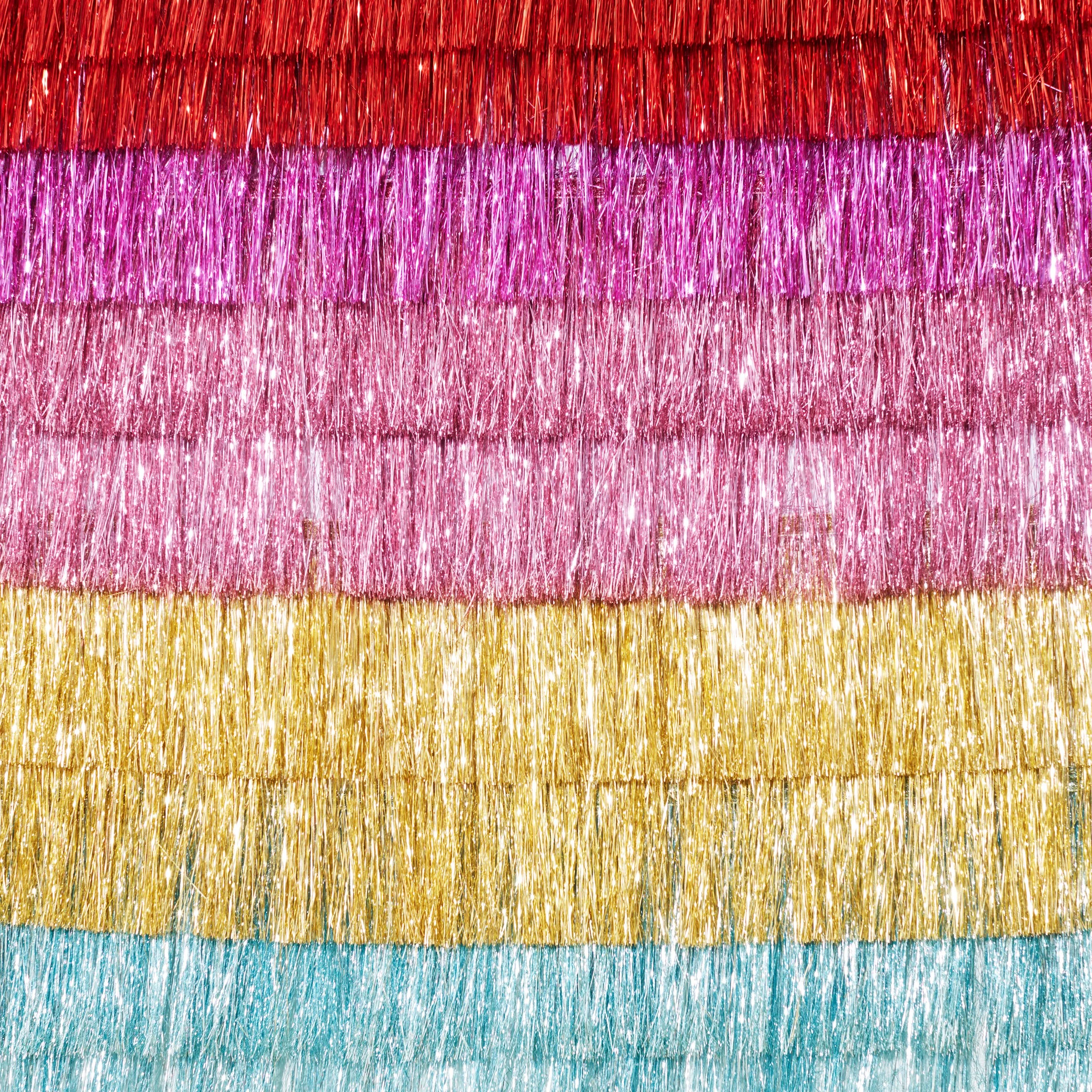 Gold Tinsel Fringe Garland - Image 6