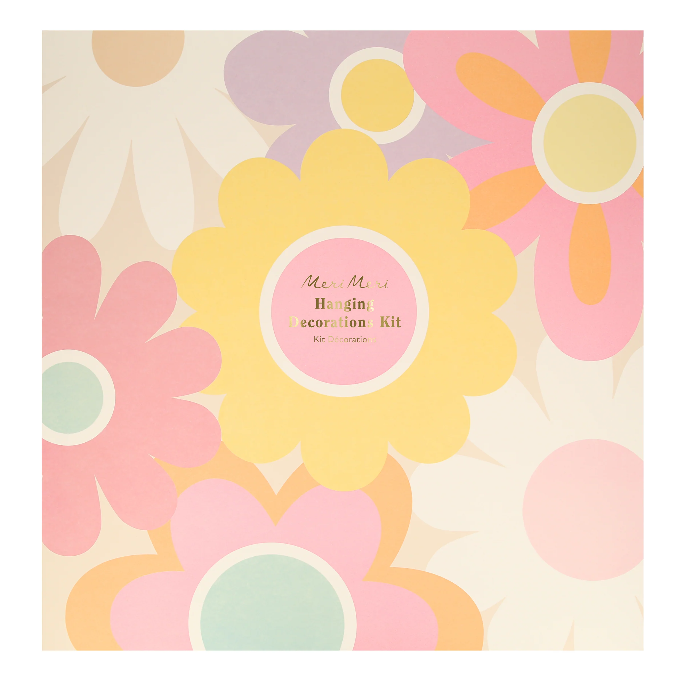 Groovy Flower Hanging Decorations (x 7) - Image 4