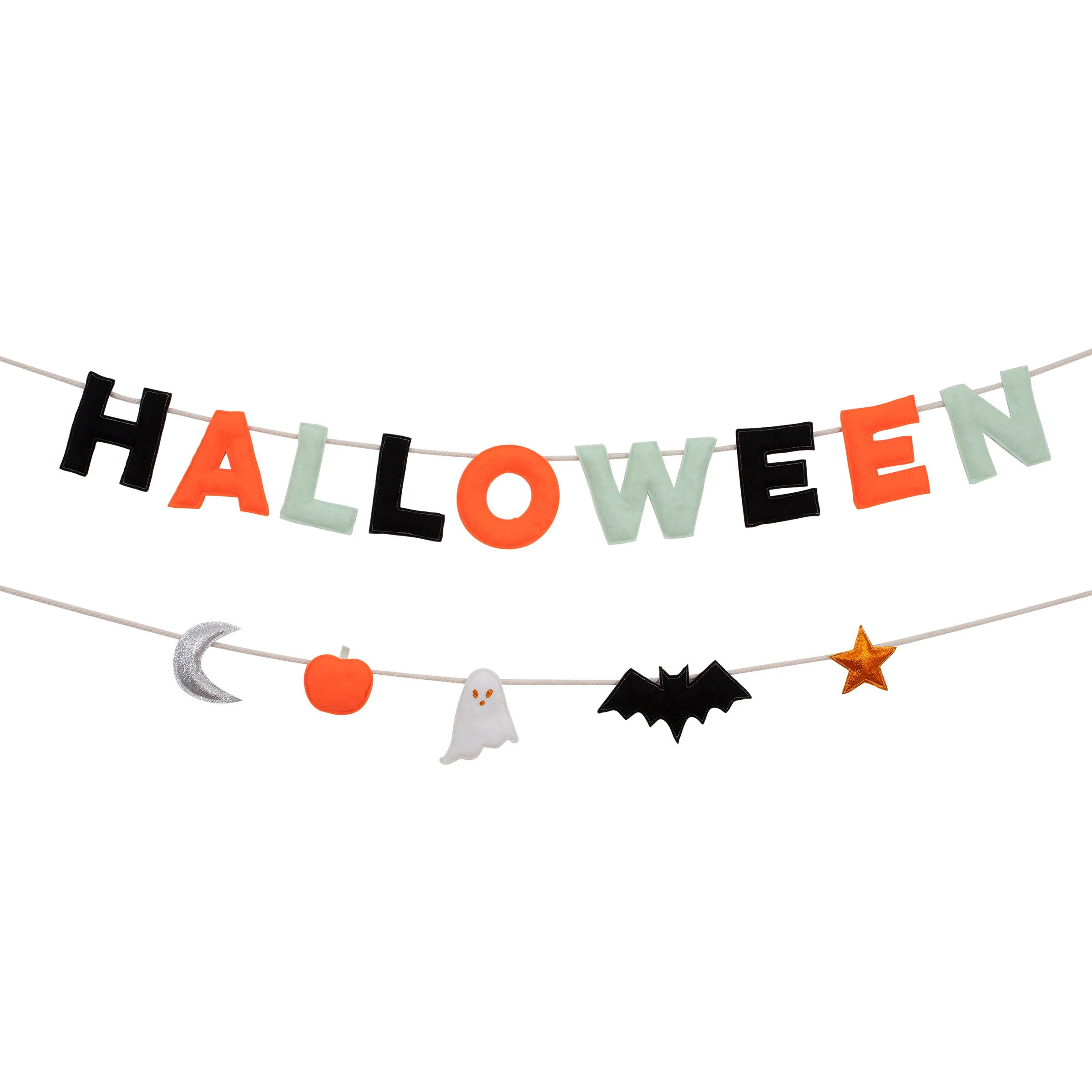 Halloween Felt Garland Set