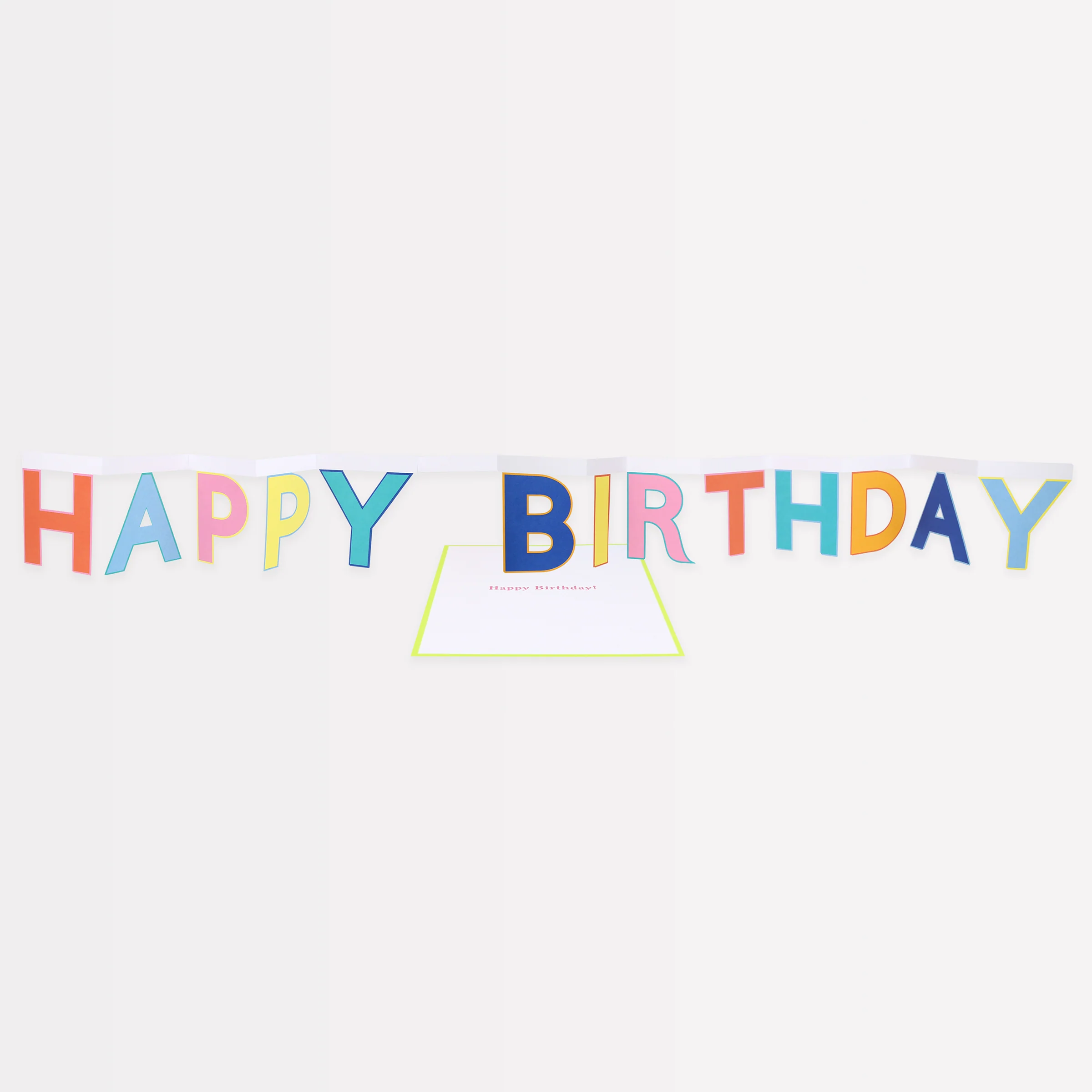 Happy Birthday Banner Birthday Card