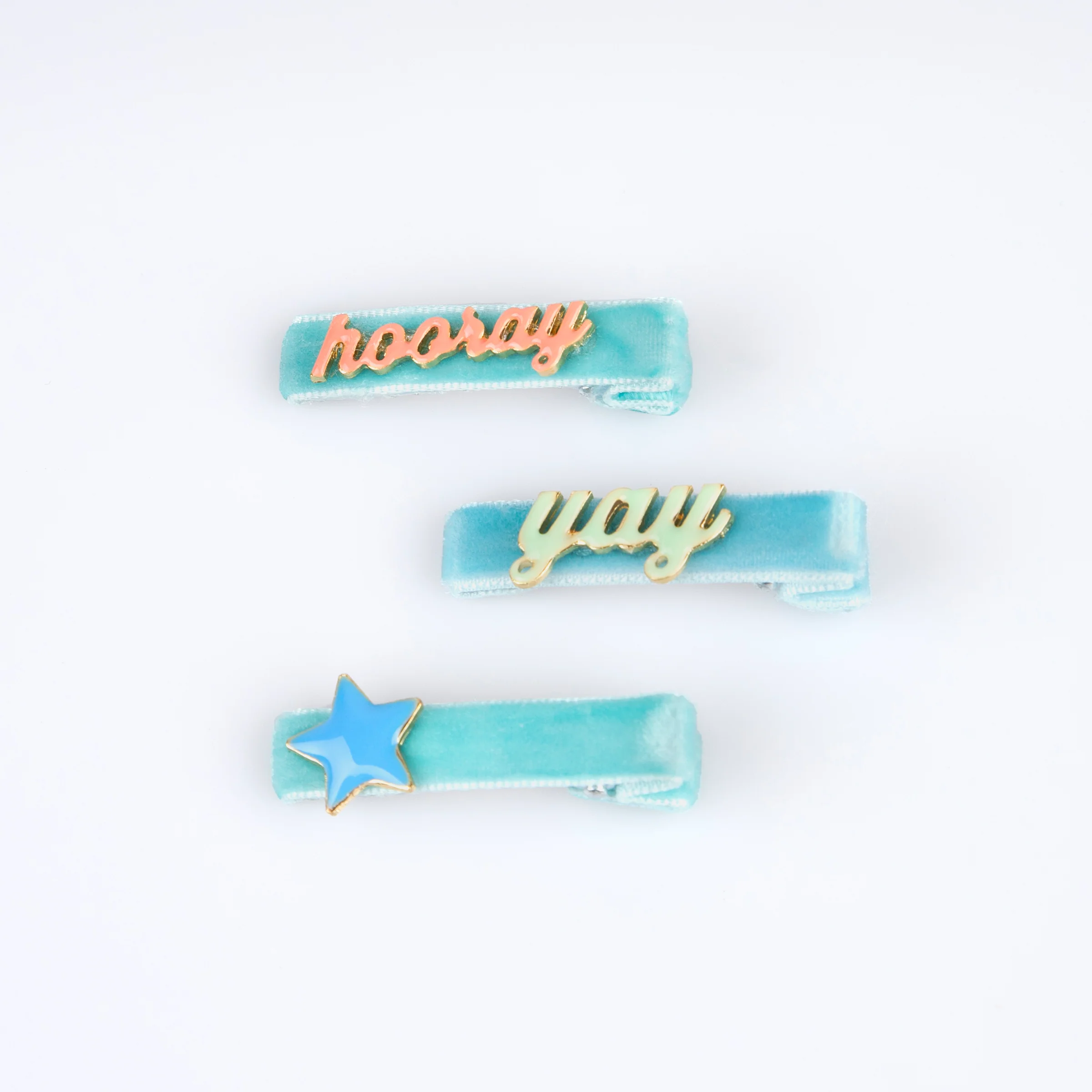 Happy Birthday Enamel Hair Clips (x 6) - Image 5