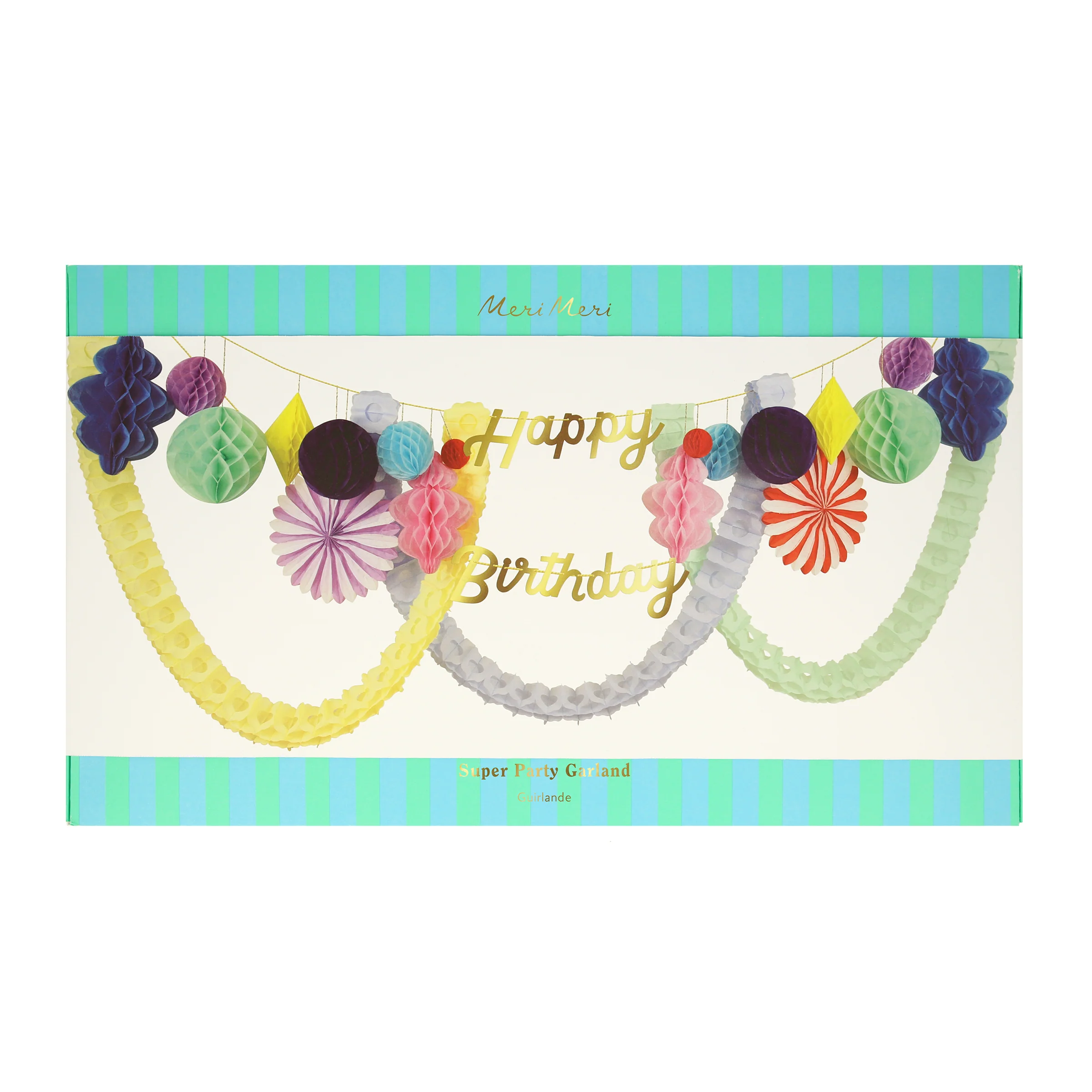 Happy Birthday Honeycomb Garland - Image 4
