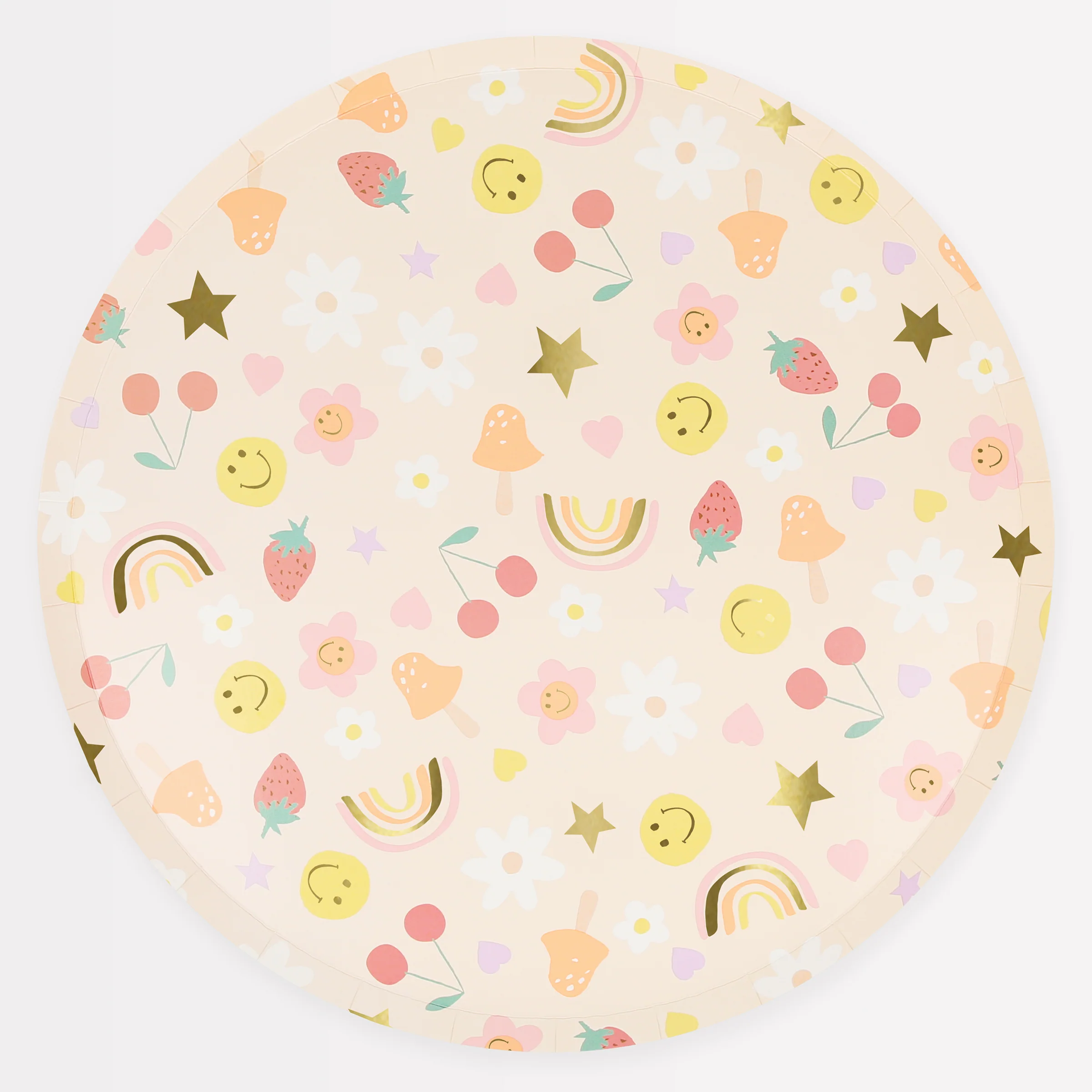 Happy Icons Dinner Plates (x 8)