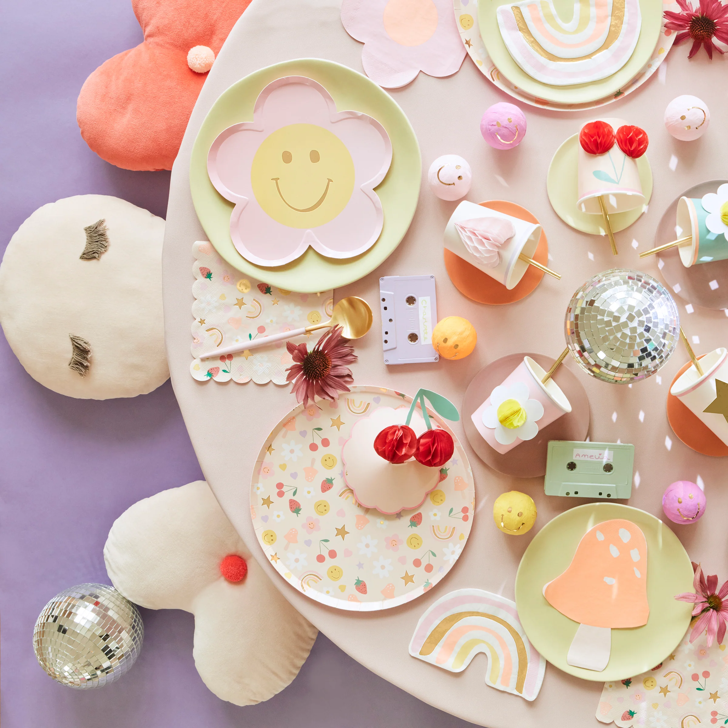 Happy Icons Dinner Plates (x 8) - Image 2