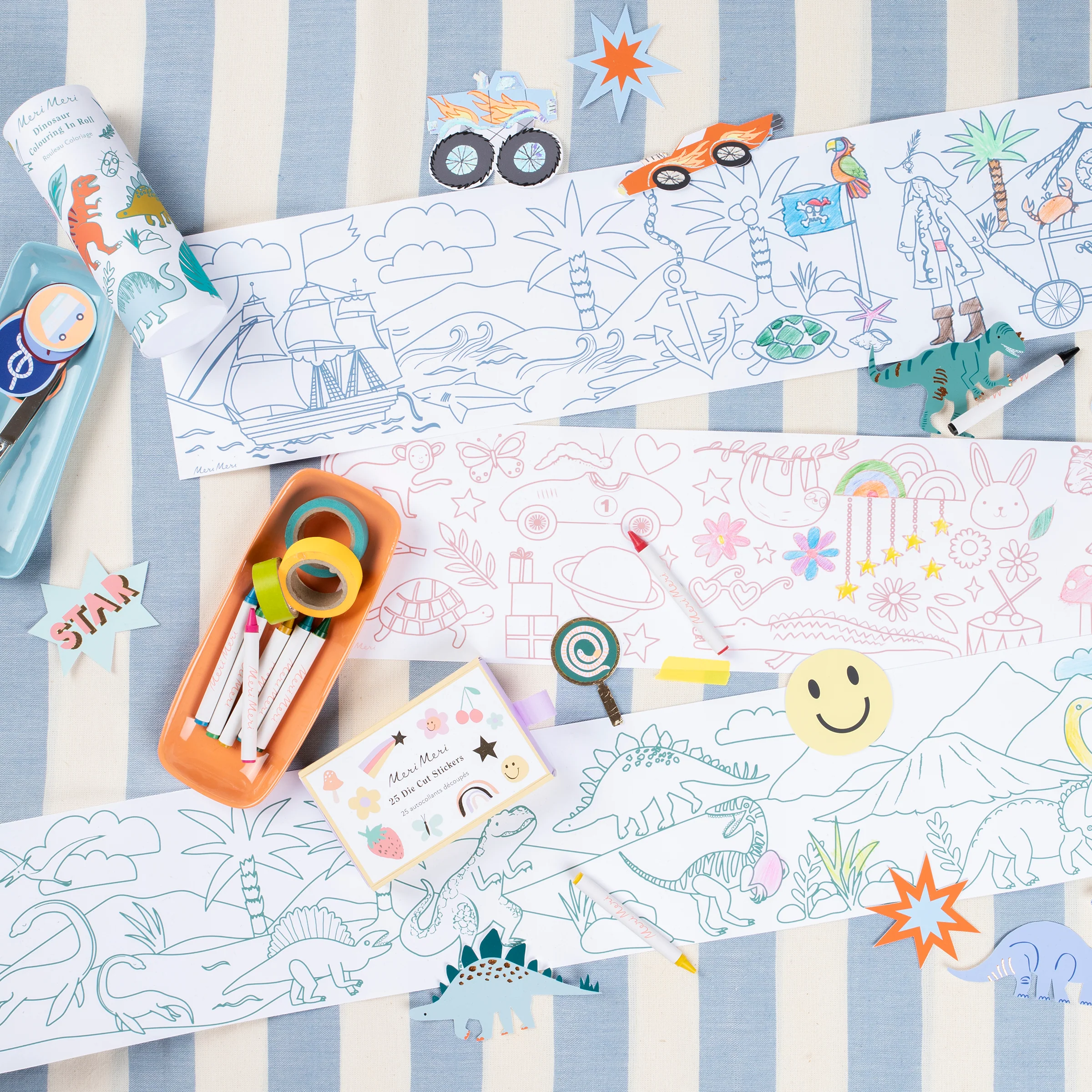 Happy Icons Colouring Roll - Image 2