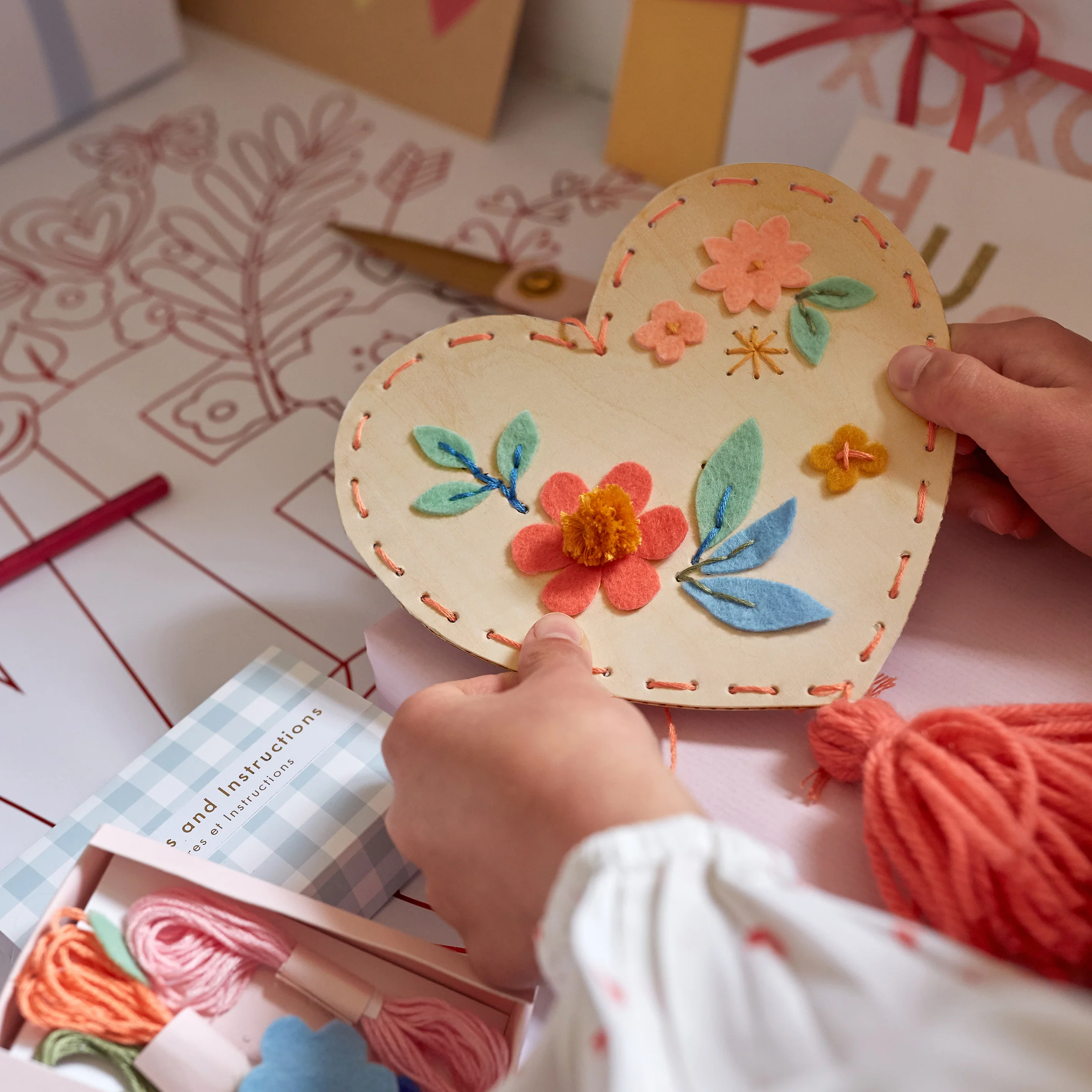 Heart Embroidery Kit - Image 2