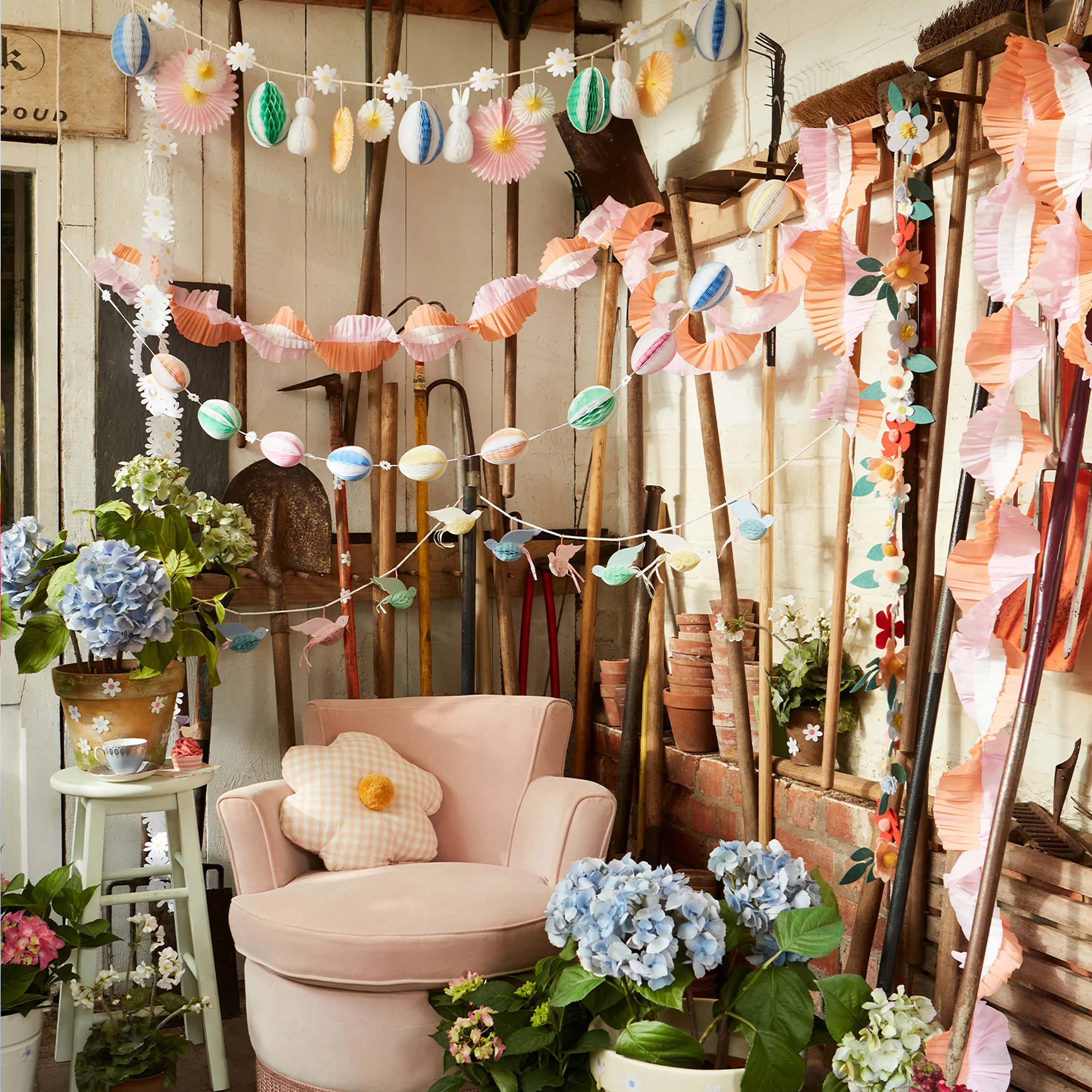 Honeycomb Bird Garland - Image 2