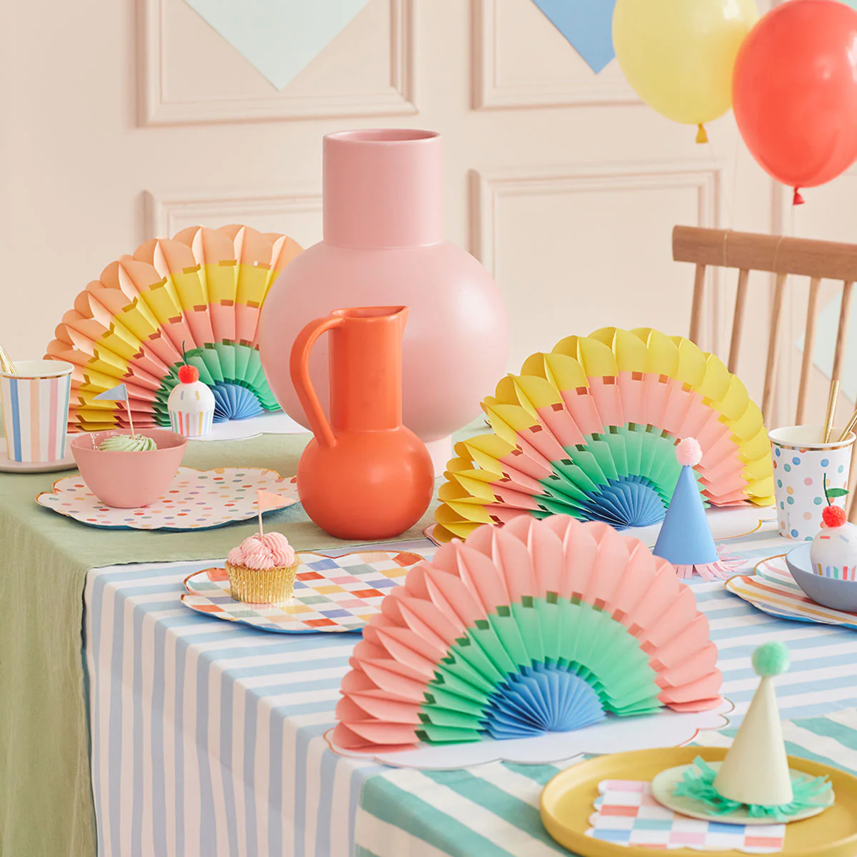 Honeycomb Rainbow Decorations (x 3) - Image 2