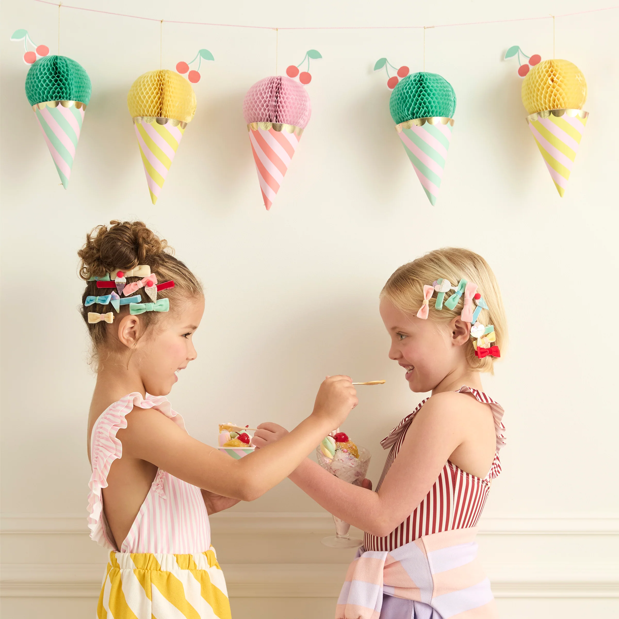 Ice Cream Hair Clips (x 6) - Image 2