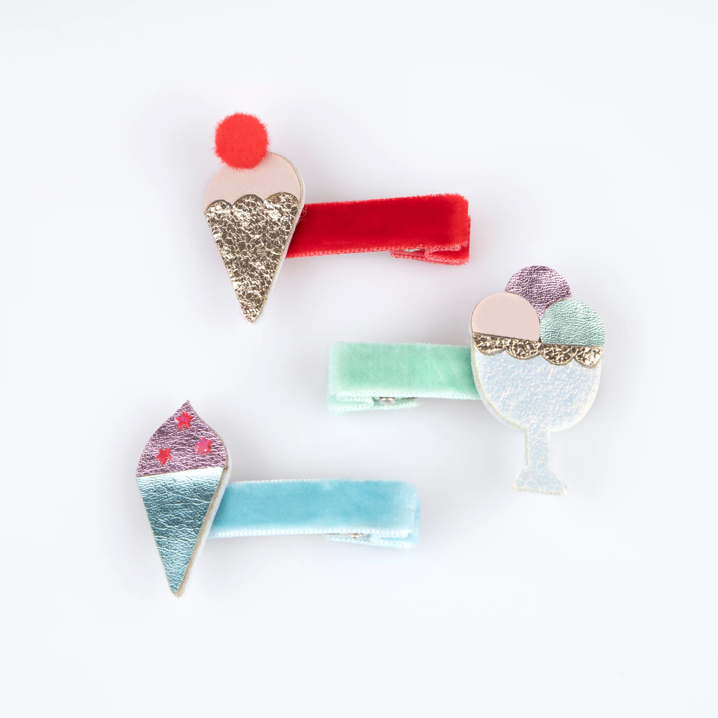 Ice Cream Hair Clips (x 6) - Image 4