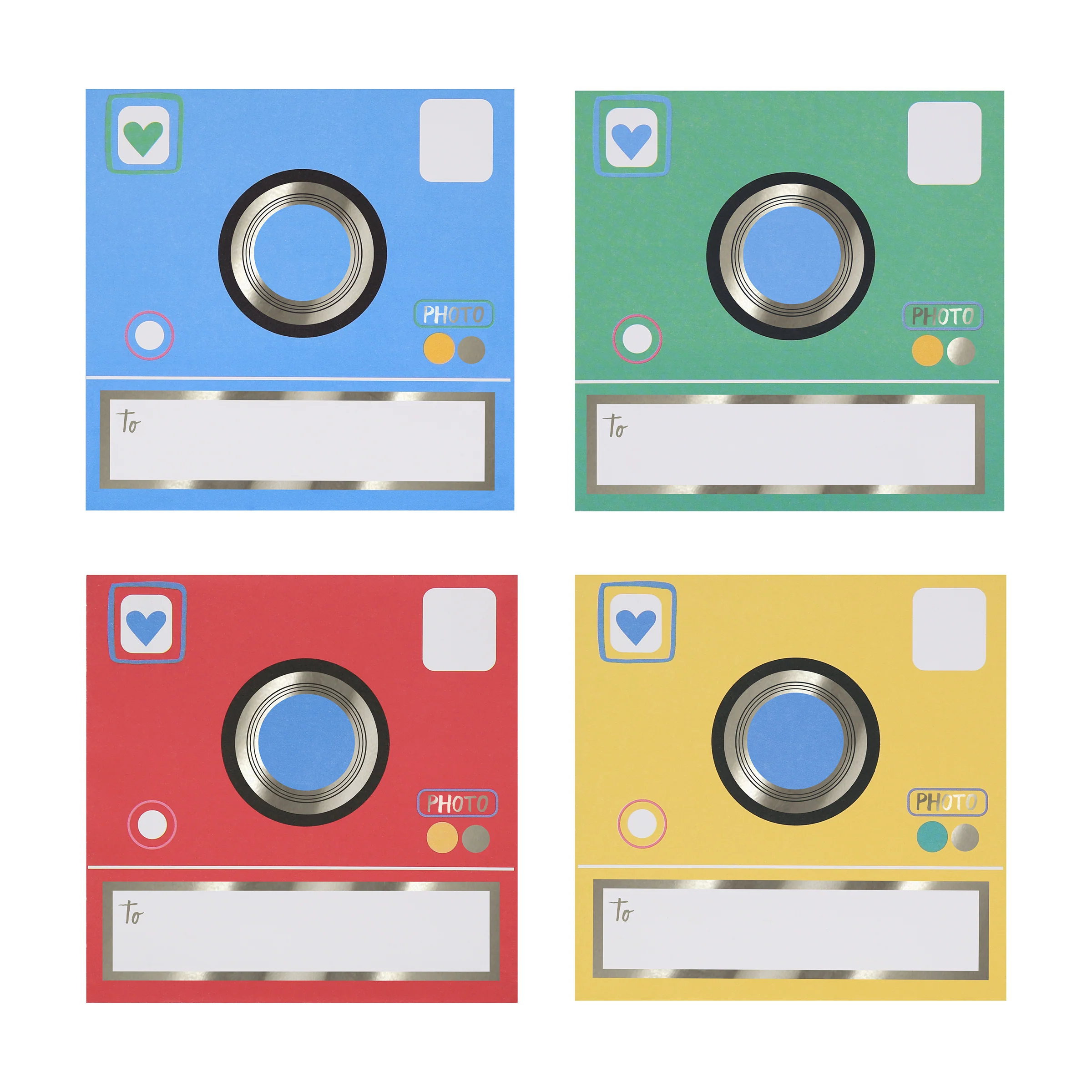 Instant Camera Kids Valentine's Cards & Stickers Set (x 24) - Image 4