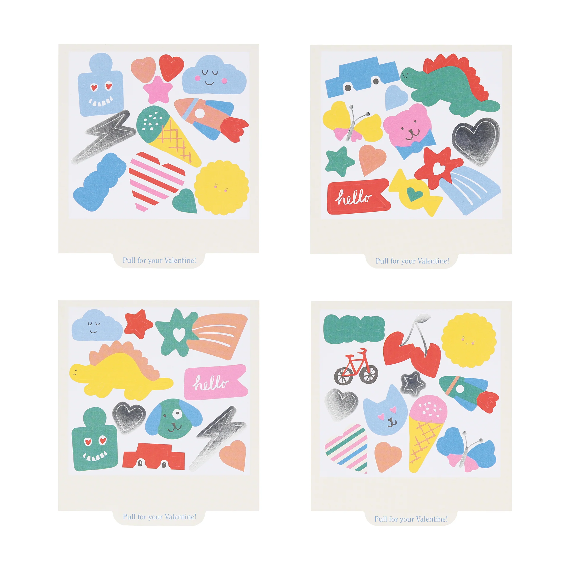 Instant Camera Kids Valentine's Cards & Stickers Set (x 24) - Image 5
