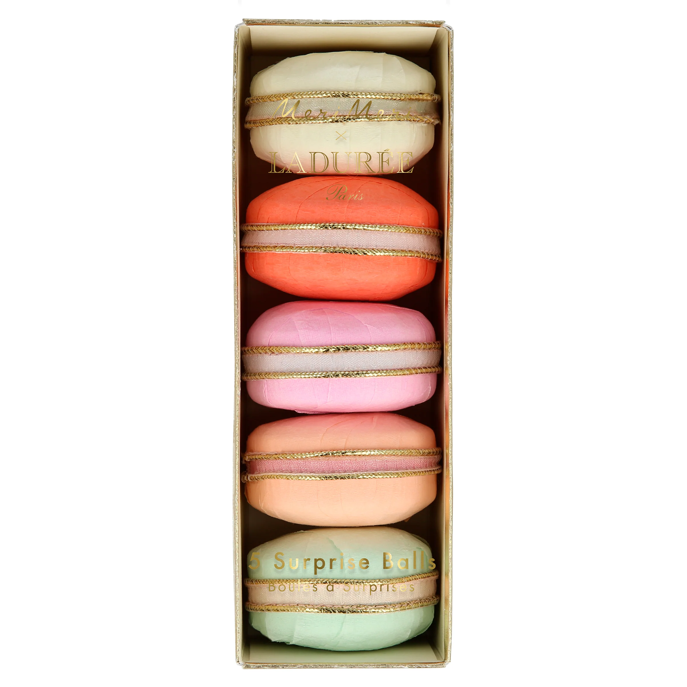 Meri Meri x Ladurée Paris Macaron Surprise Balls (x 5)