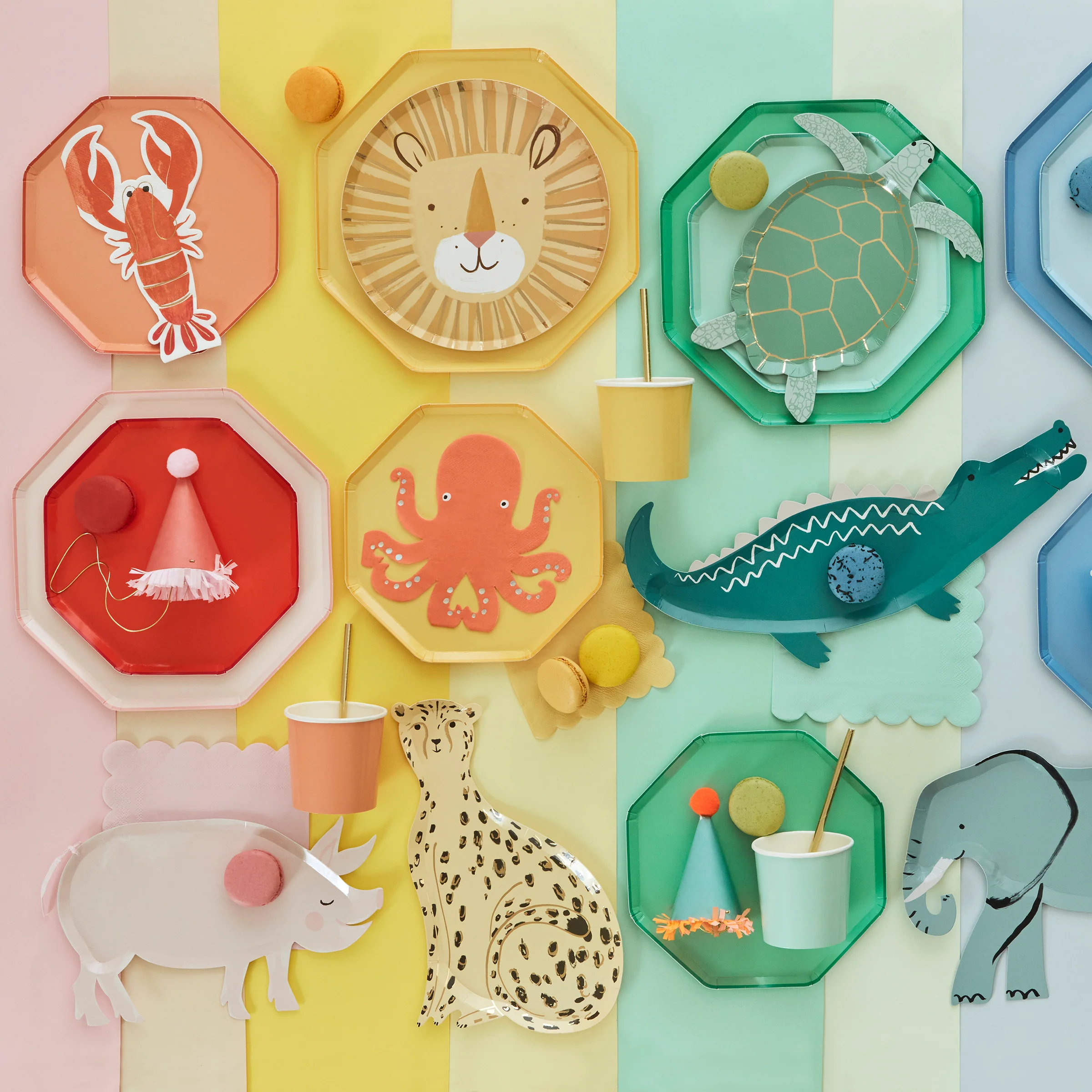 Lemon Sherbet Side Plates (x 8) - Image 6