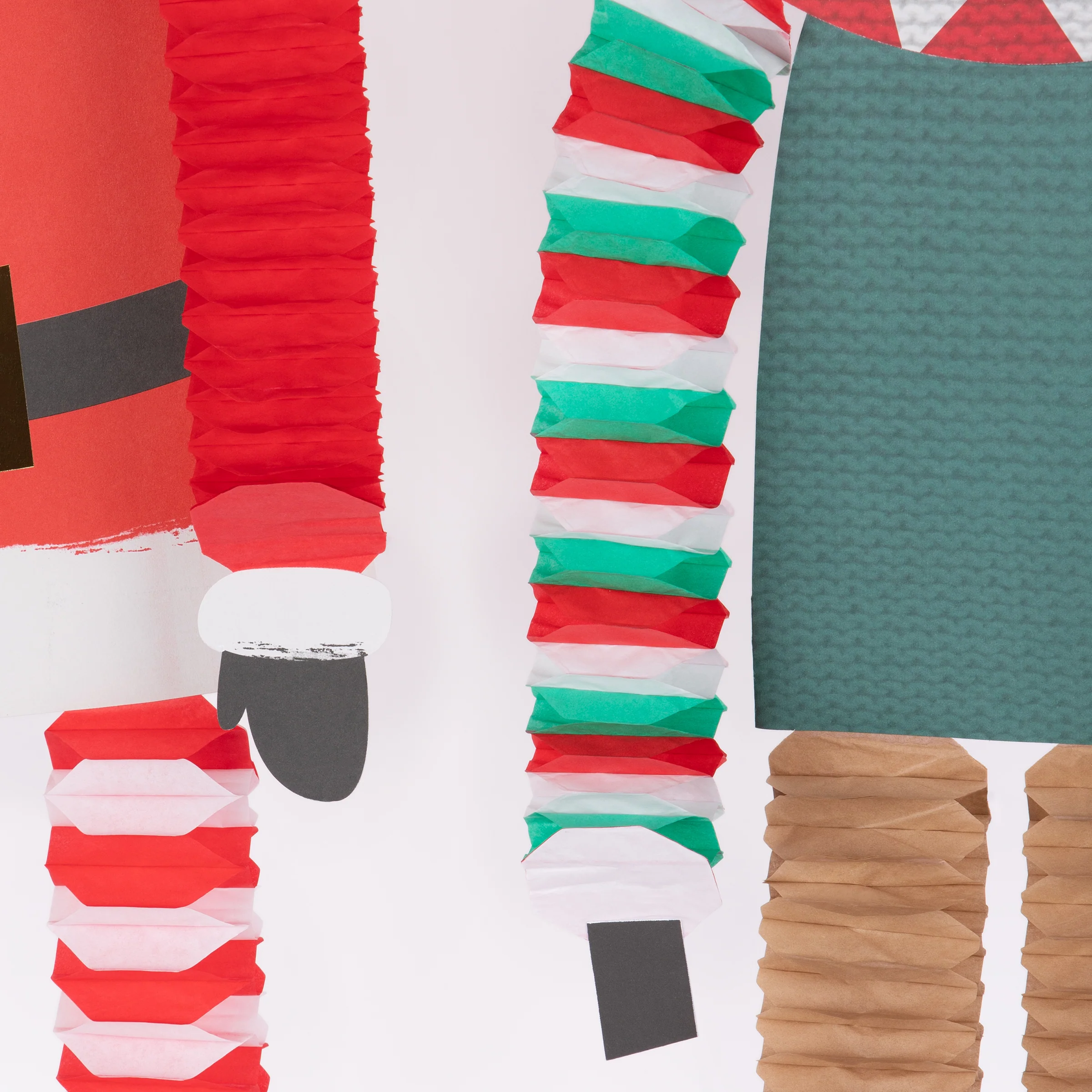 Long Legged Santa & Reindeer Decorations (x 4) - Image 4