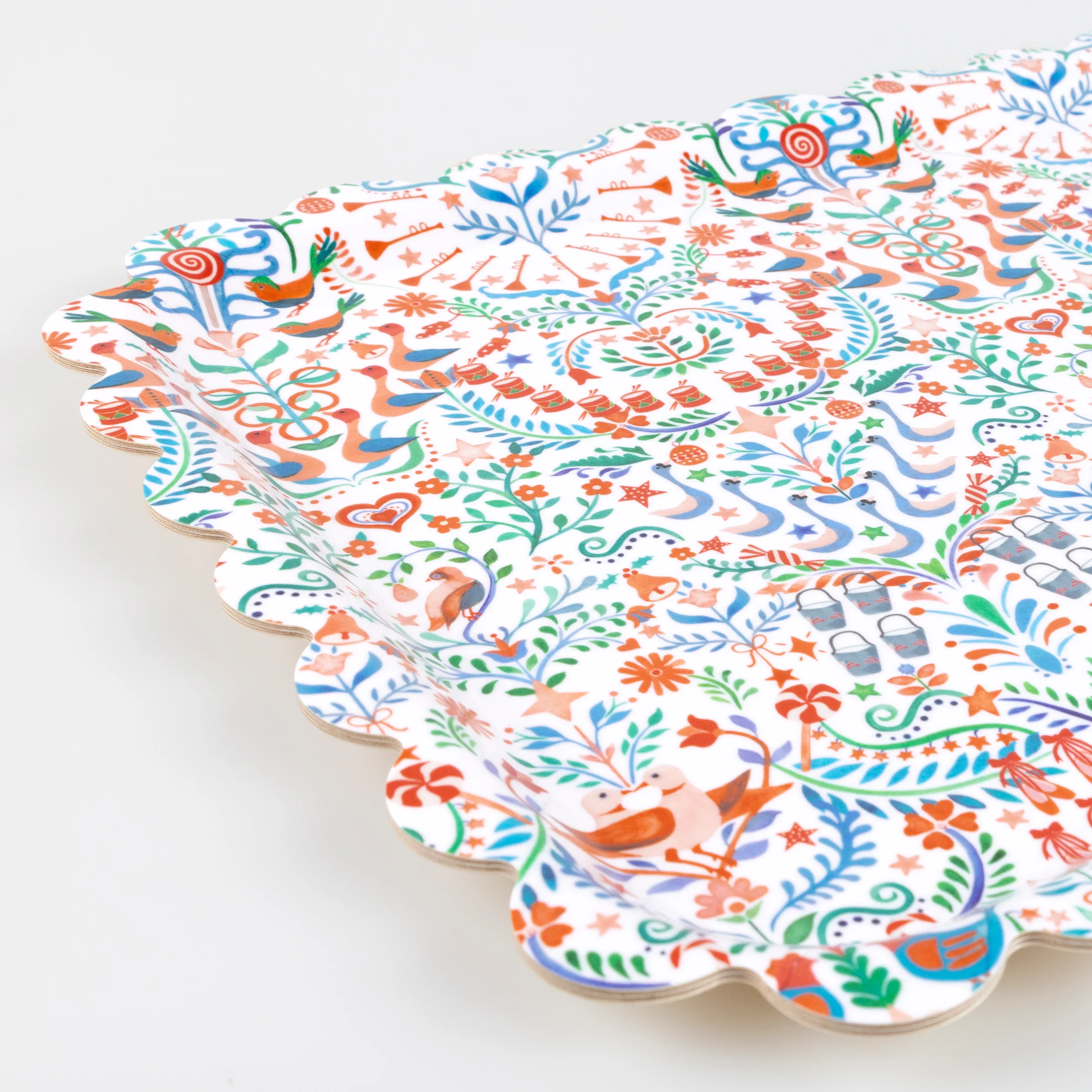 Meri Meri x Liberty 12 Days of Christmas Small Tray - Image 3
