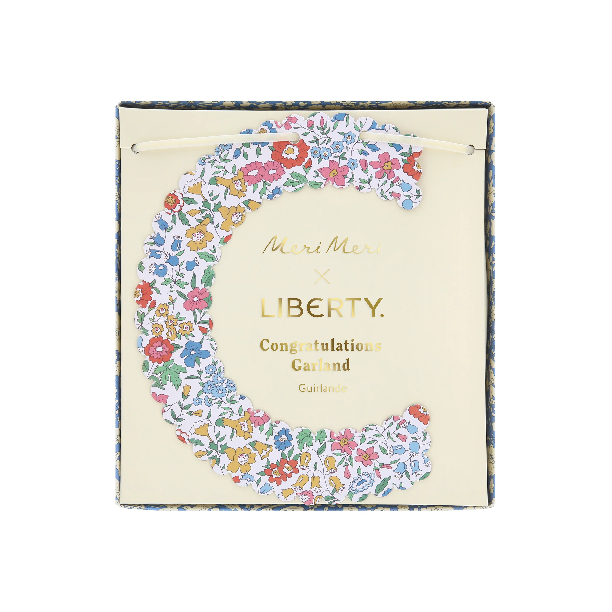 Meri Meri x Liberty Congratulations Garland - Image 2