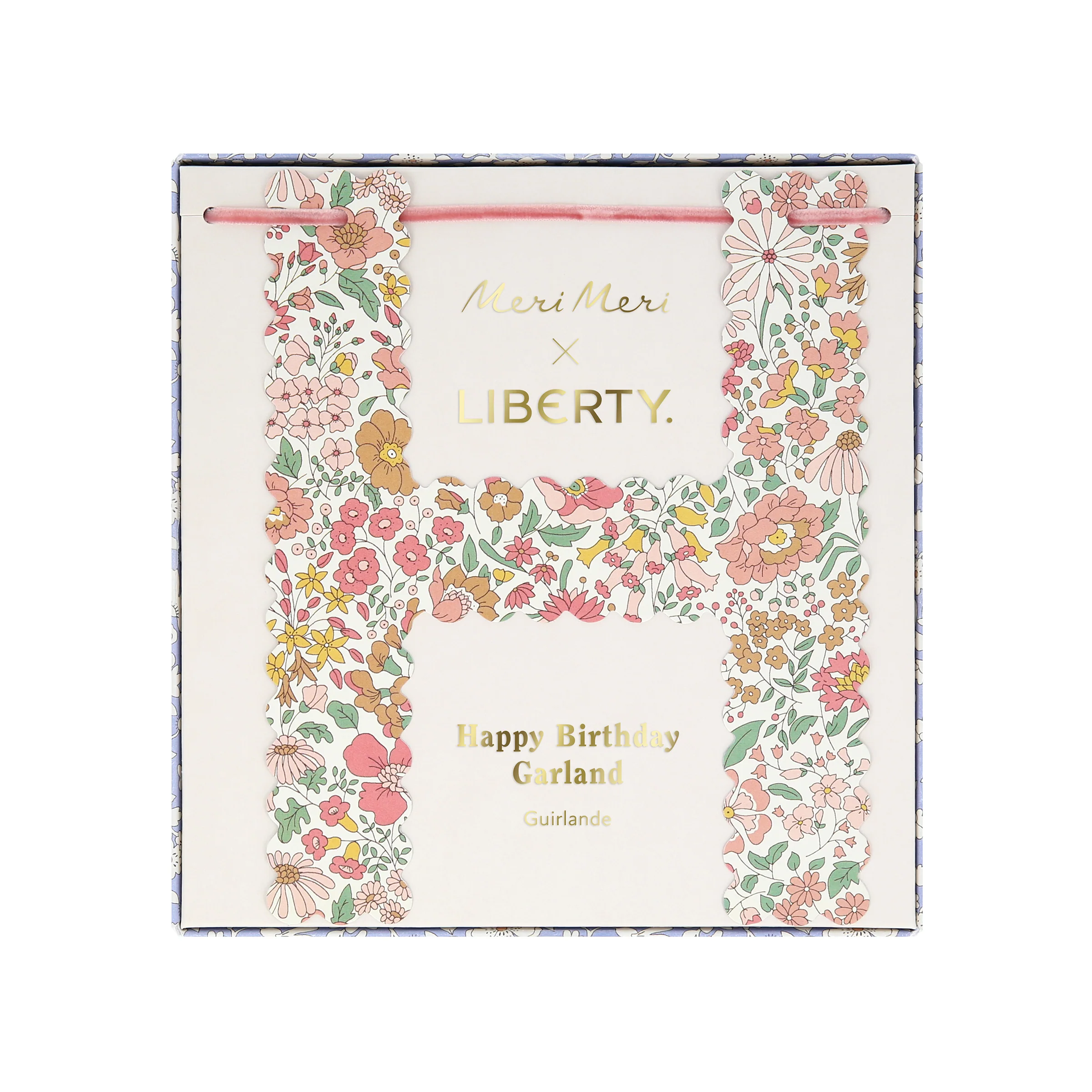 Meri Meri x Liberty Happy Birthday Garland - Image 4