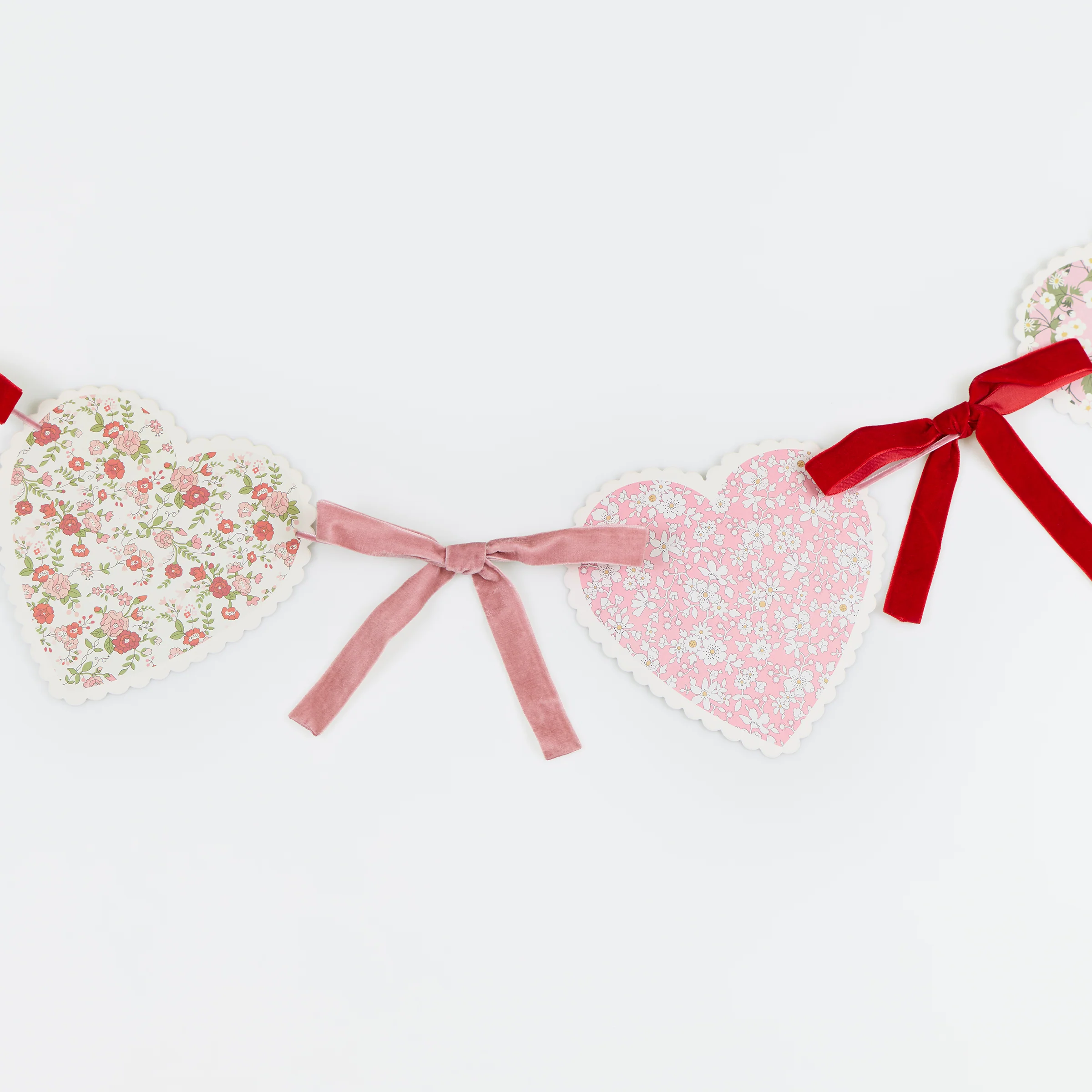 Meri Meri x Liberty Heart Garland - Image 2