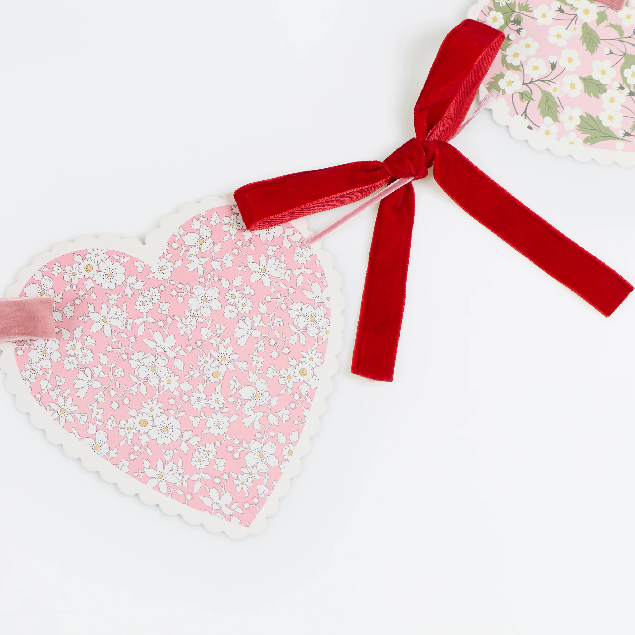 Meri Meri x Liberty Heart Garland - Image 3