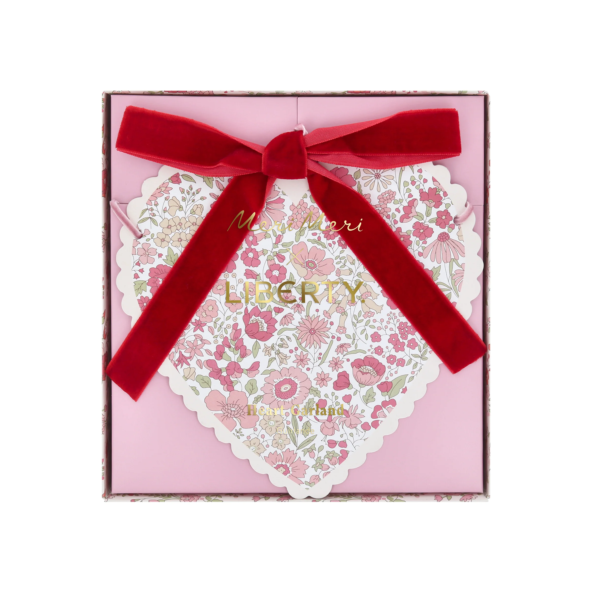 Meri Meri x Liberty Heart Garland - Image 5