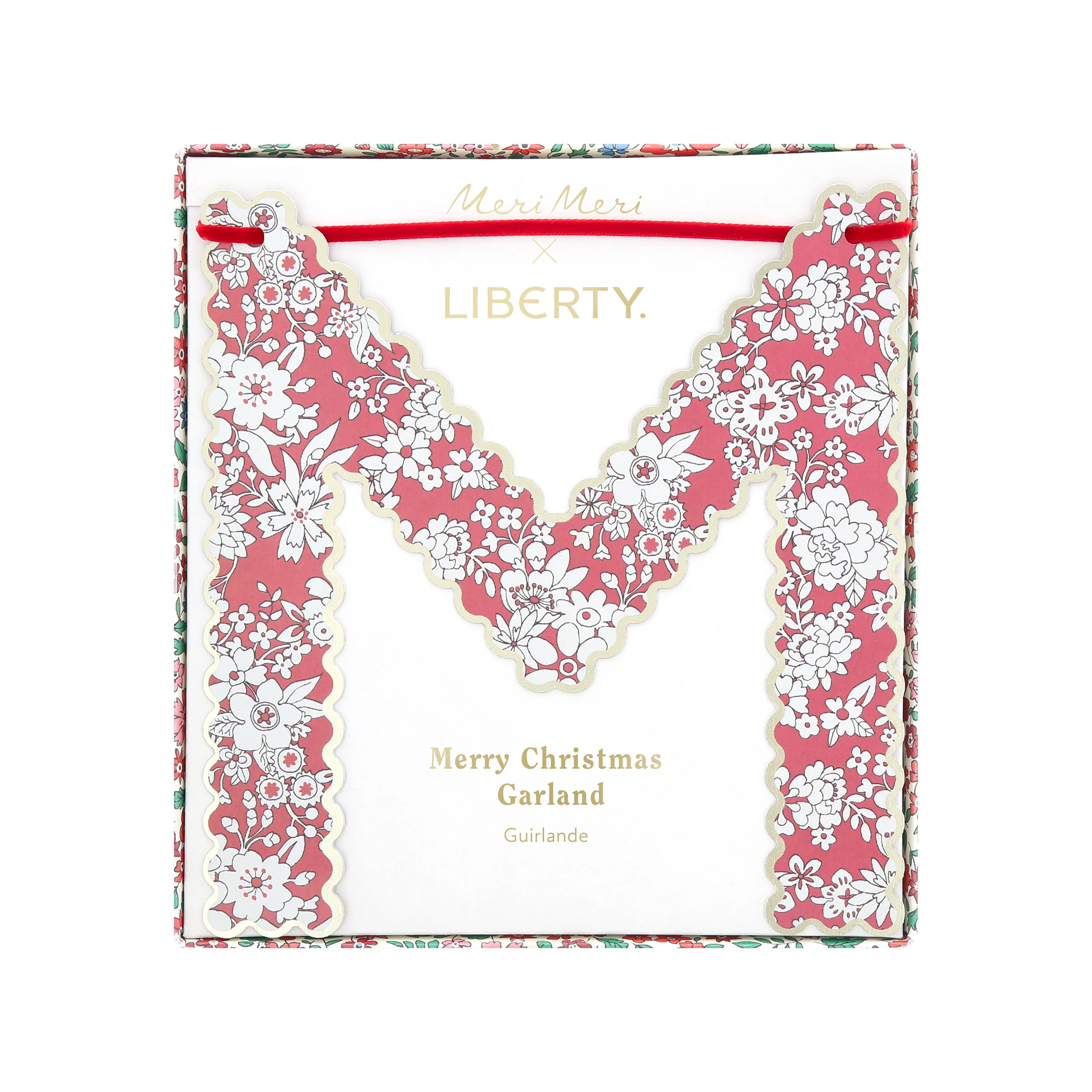 Meri Meri x Liberty Merry Christmas Garland Set - Image 3