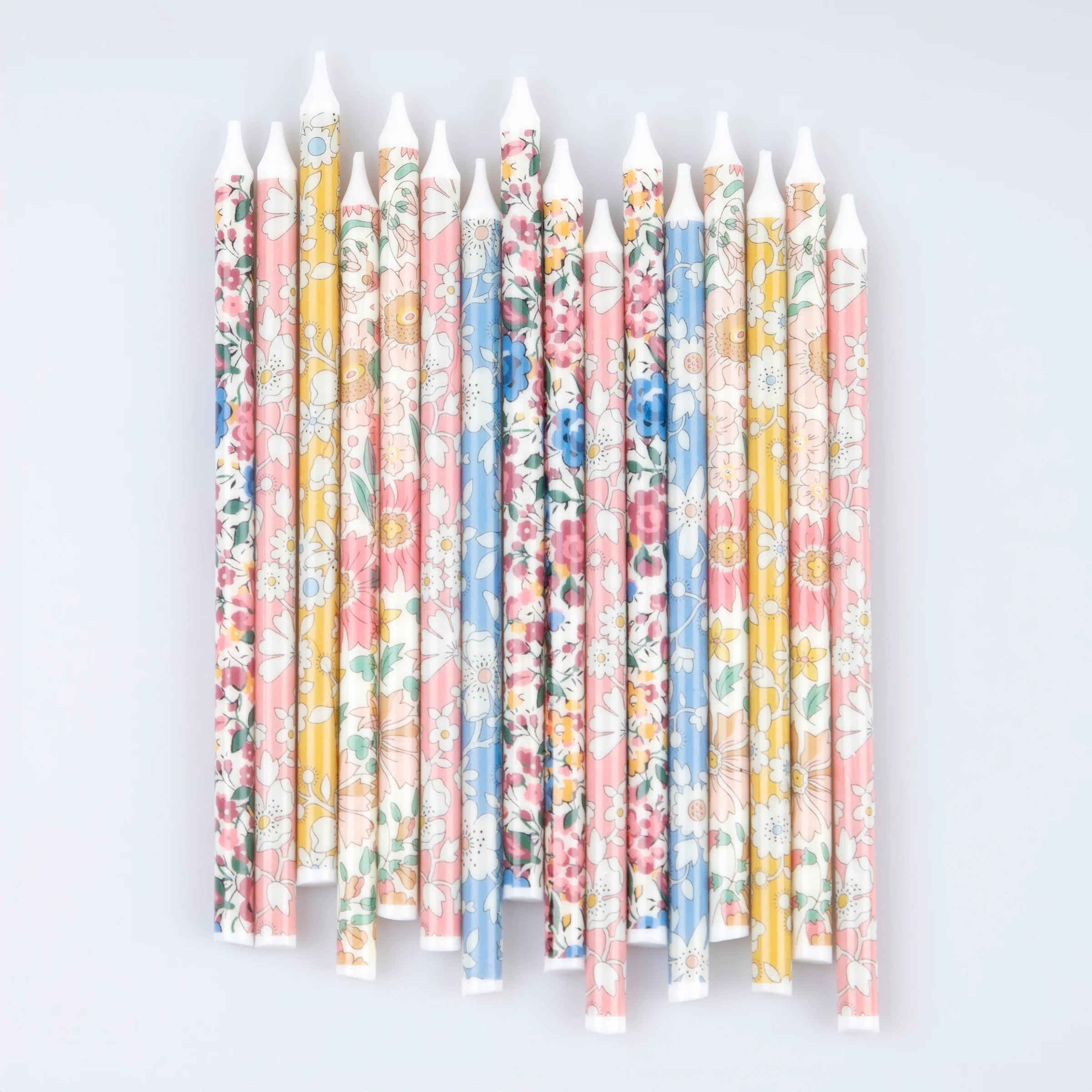 Meri Meri x Liberty Mixed Print Party Candles (x 16) - Image 3