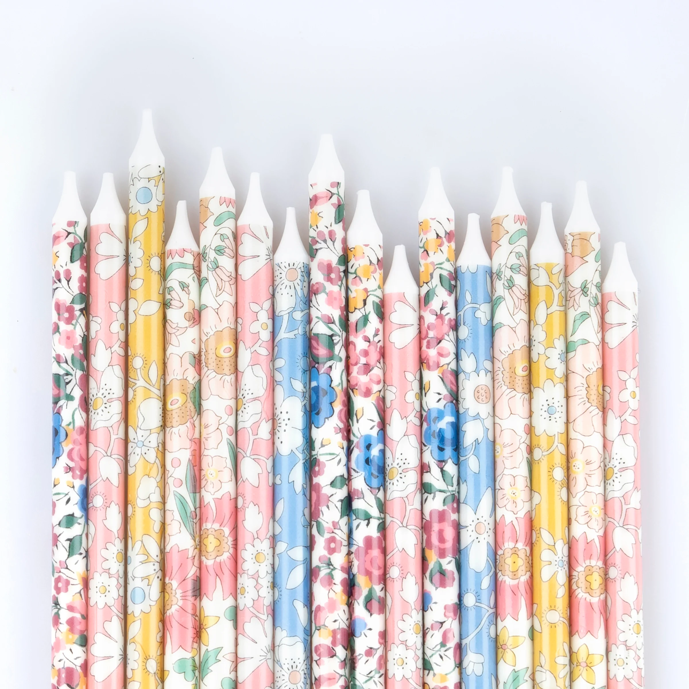 Meri Meri x Liberty Mixed Print Party Candles (x 16) - Image 4