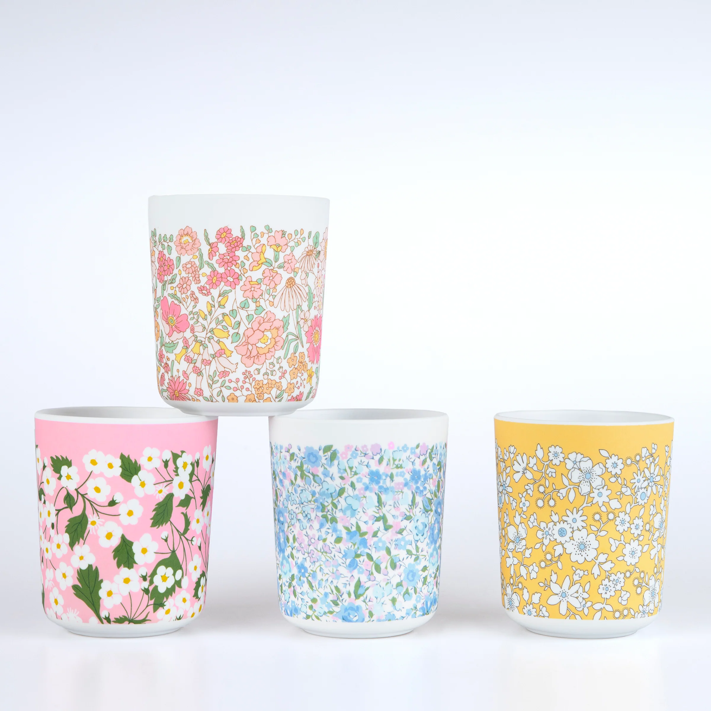 Meri Meri x Liberty Mixed Set Reusable Cups (x 4)