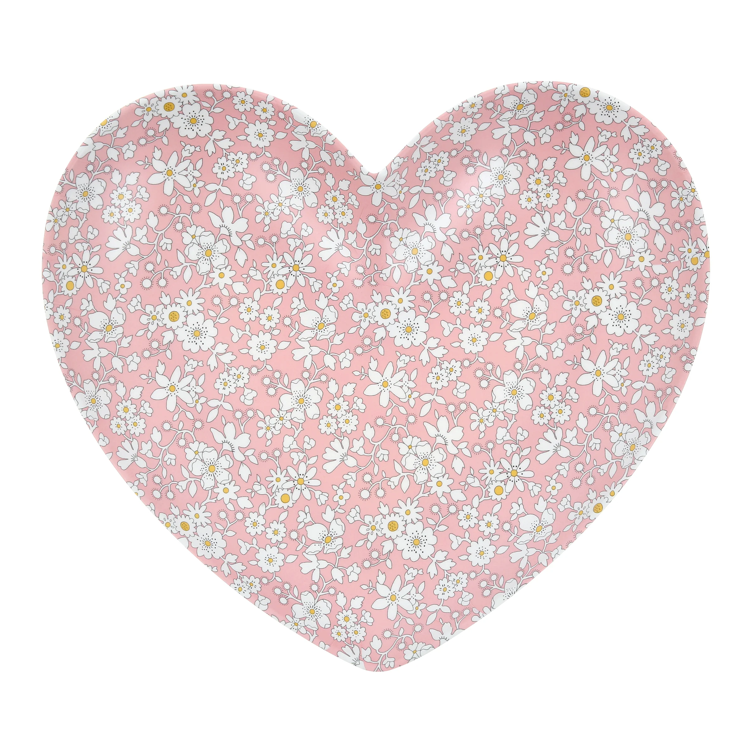 Meri Meri x Liberty Mixed Set Reusable Heart Plates (x 4) - Image 4