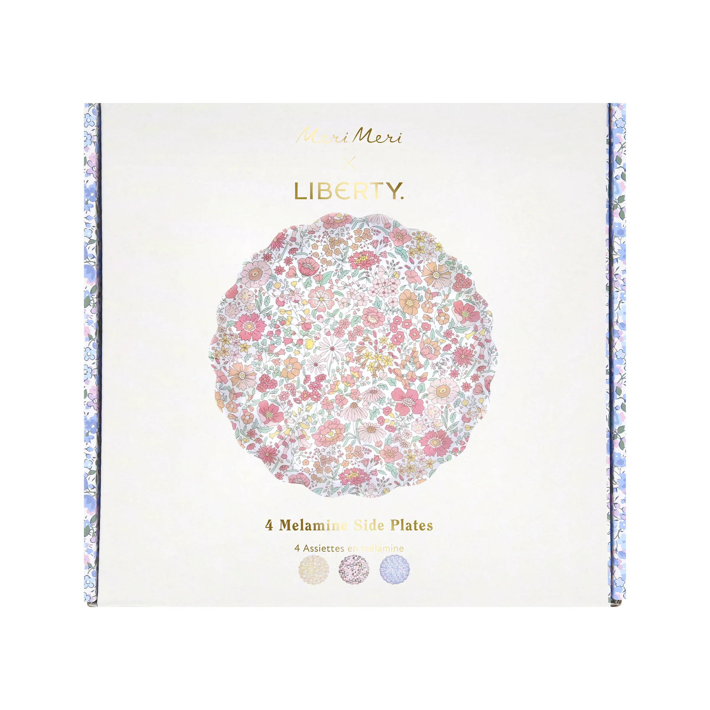 Meri Meri x Liberty Mixed Set Reusable Small Plates (x 4) - Image 8
