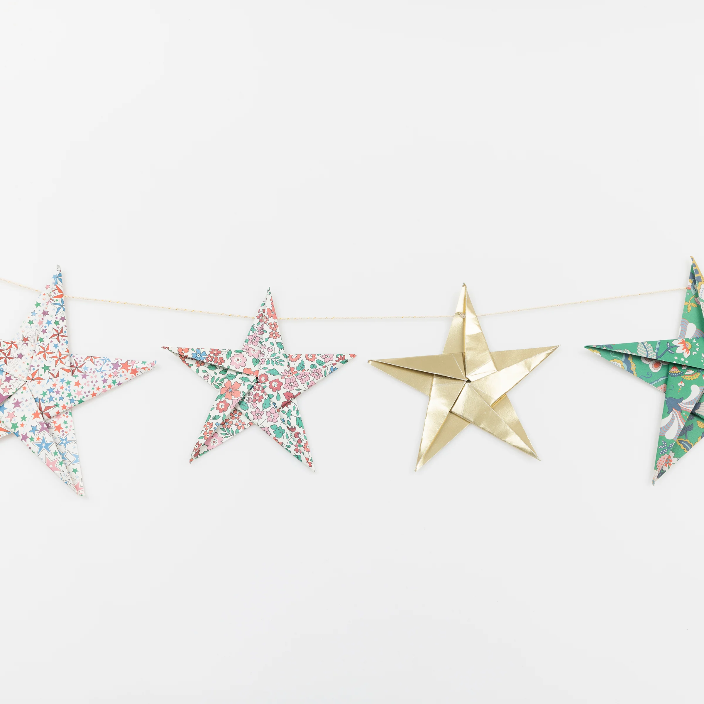 Meri Meri x Liberty Origami Star Garland - Image 3