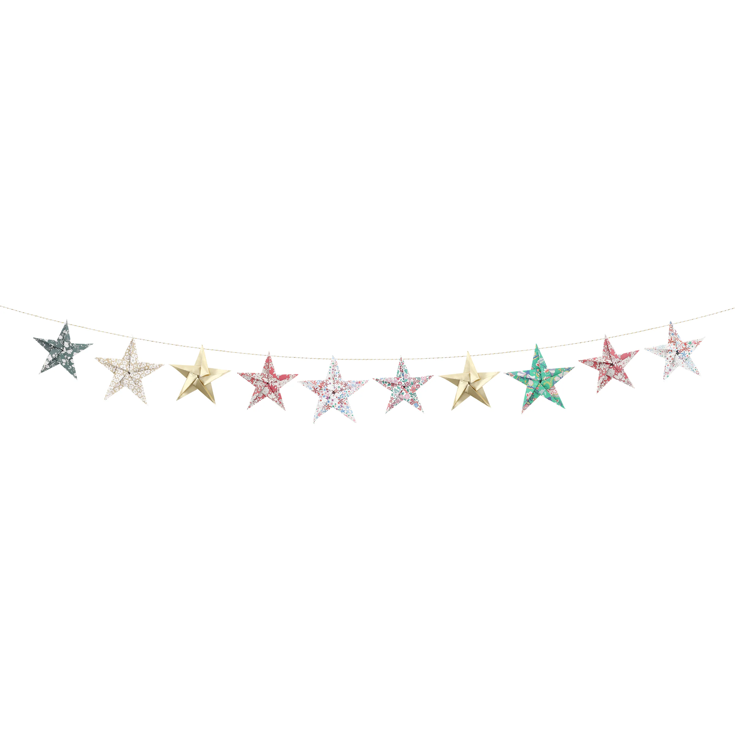 Meri Meri x Liberty Origami Star Garland - Image 6