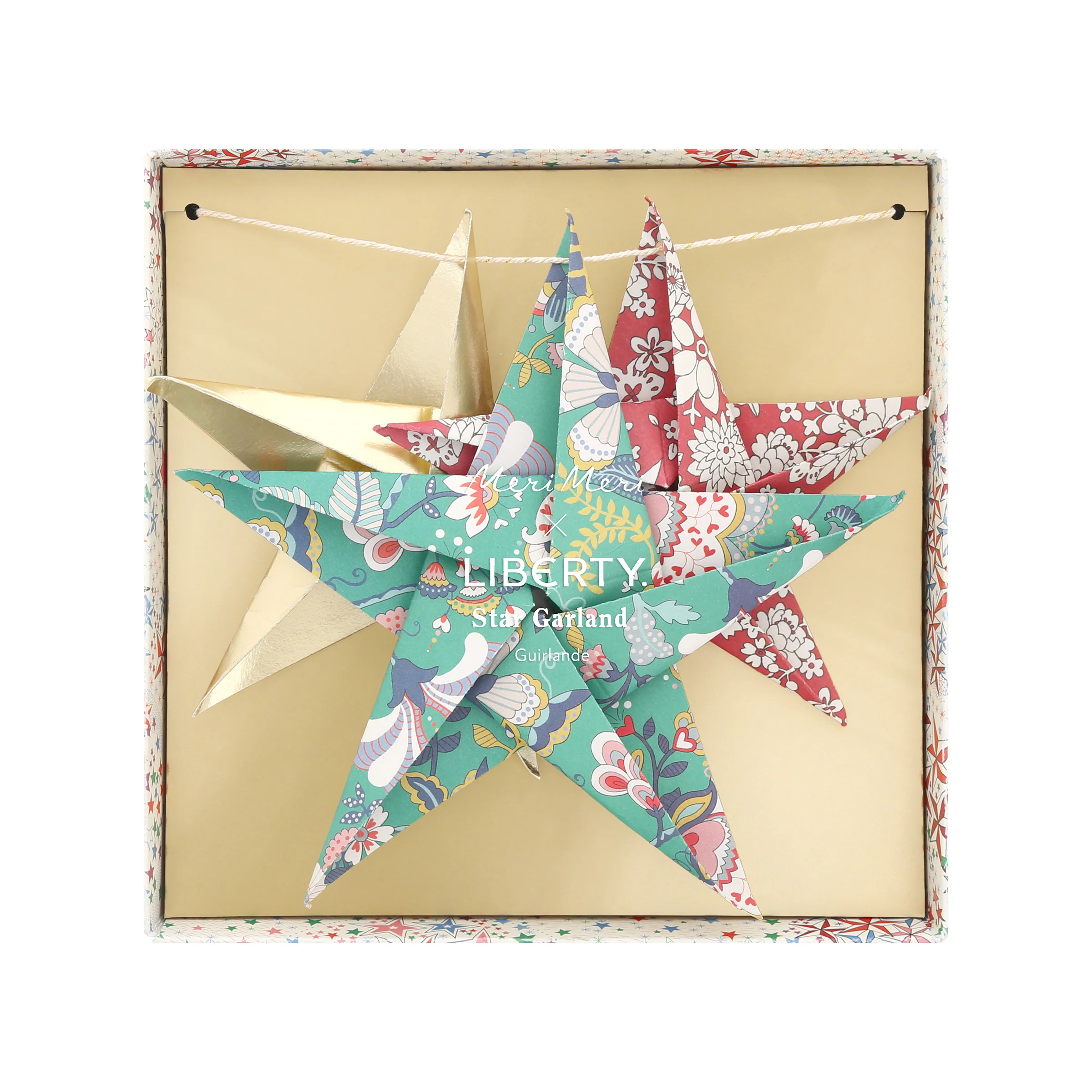 Meri Meri x Liberty Origami Star Garland - Image 7
