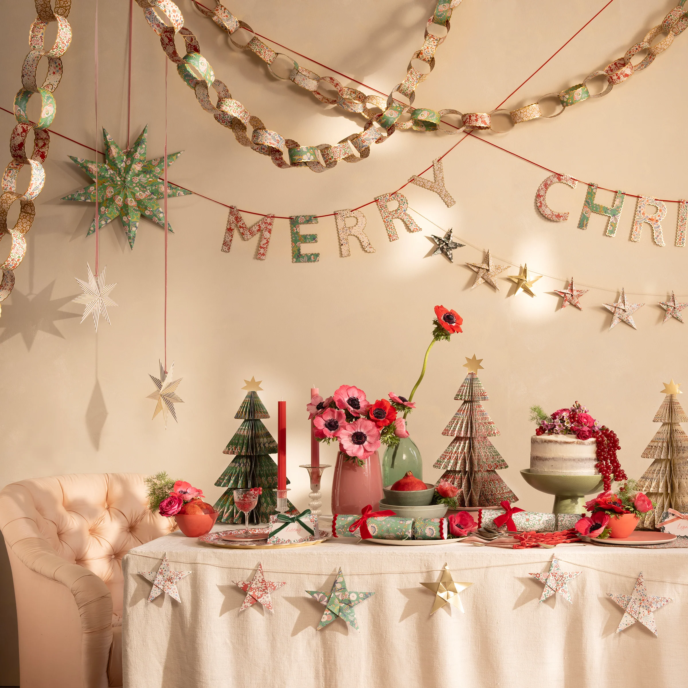 Meri Meri x Liberty Paper Chains Set - Image 2