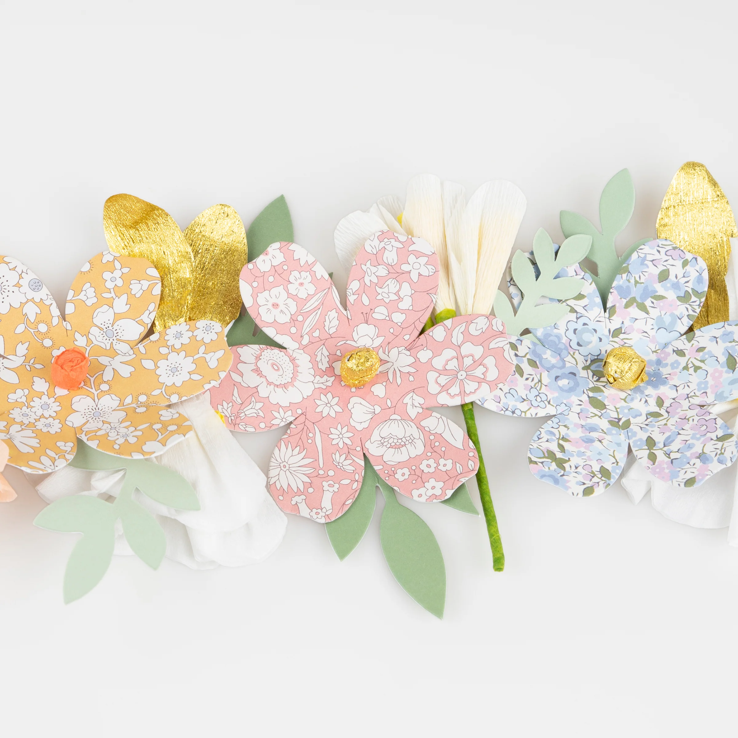 Meri Meri x Liberty Paper Flower Garland - Image 3