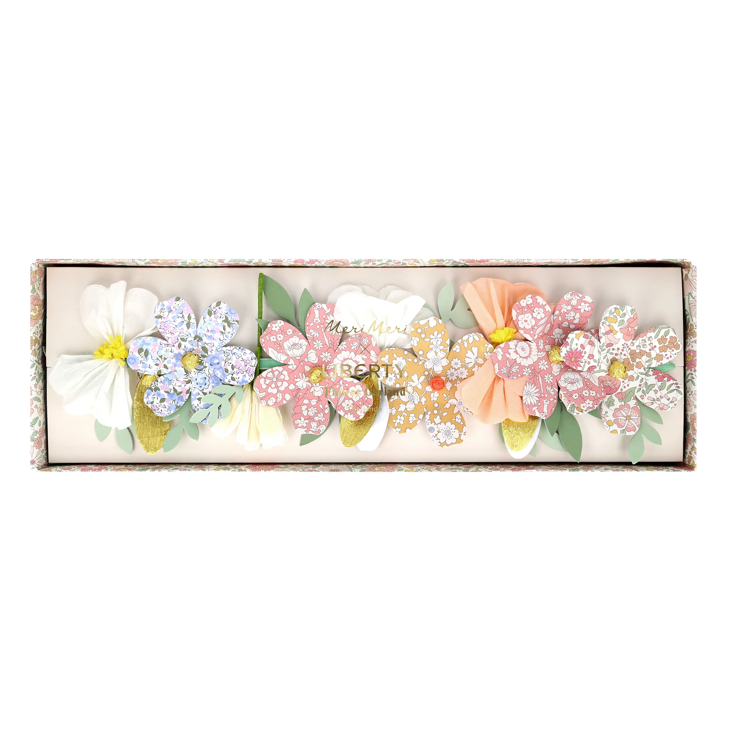 Meri Meri x Liberty Paper Flower Garland - Image 6