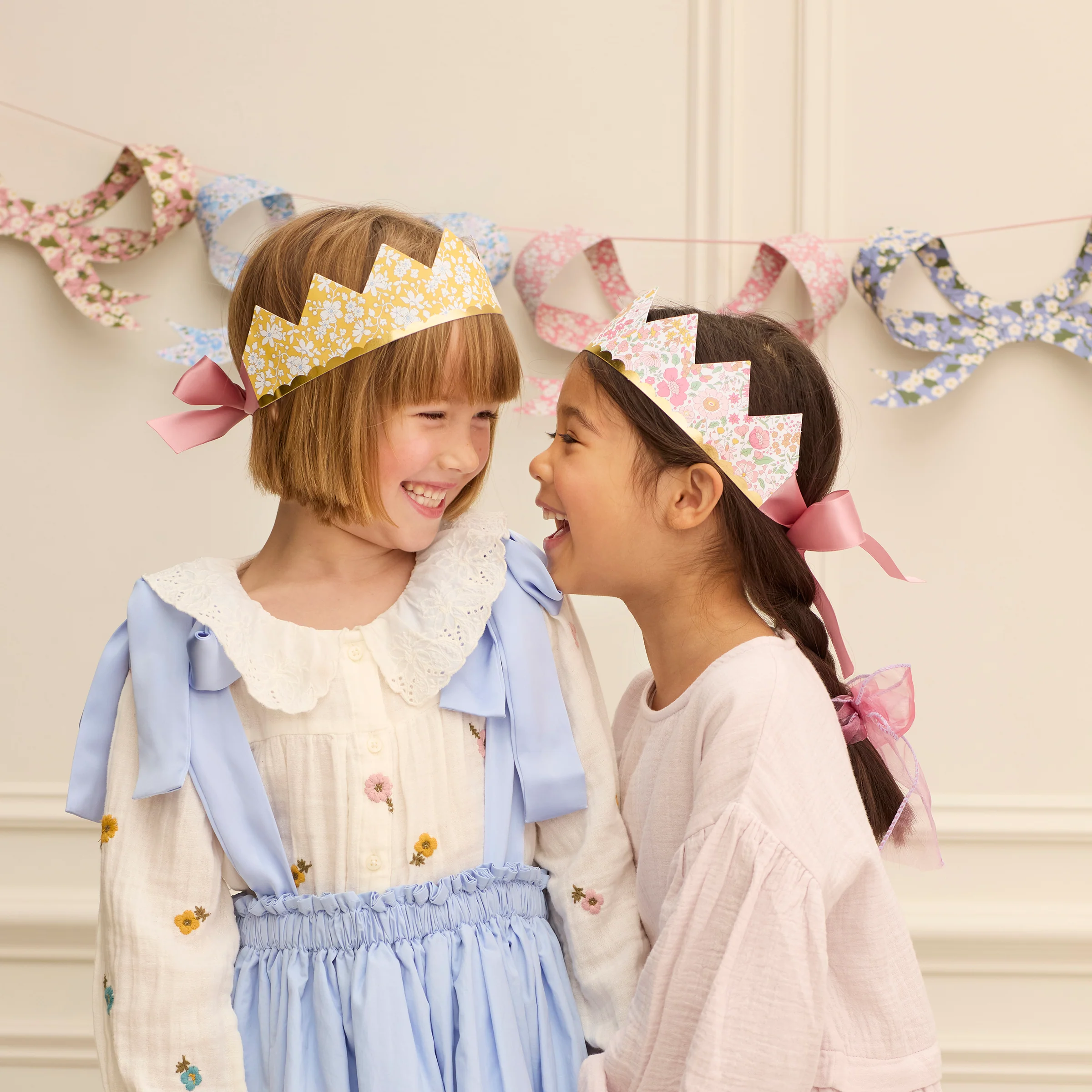 Meri Meri x Liberty Party Crowns (x 8)