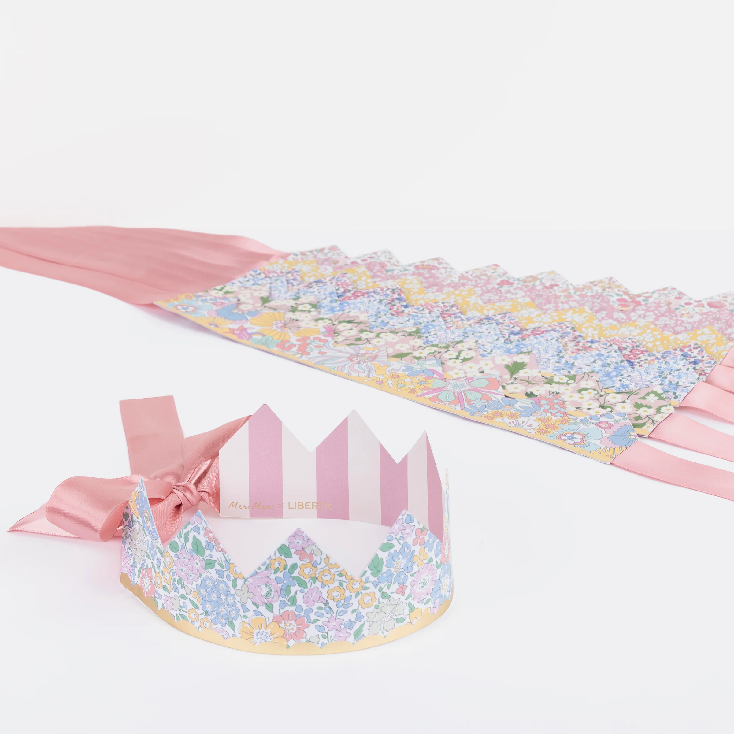 Meri Meri x Liberty Party Crowns (x 8) - Image 2