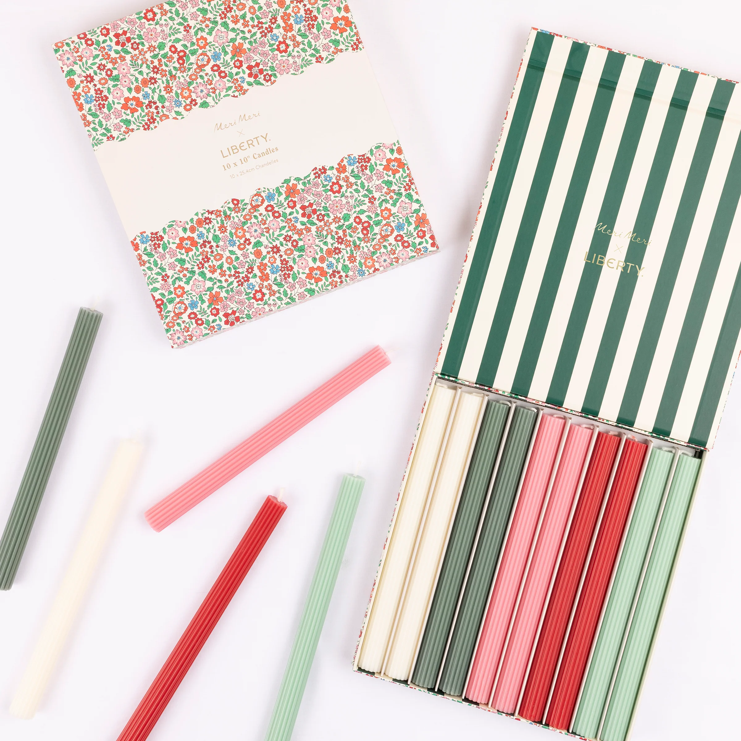 Meri Meri x Liberty Sweet Meadow Candle Gift Box (x 10)