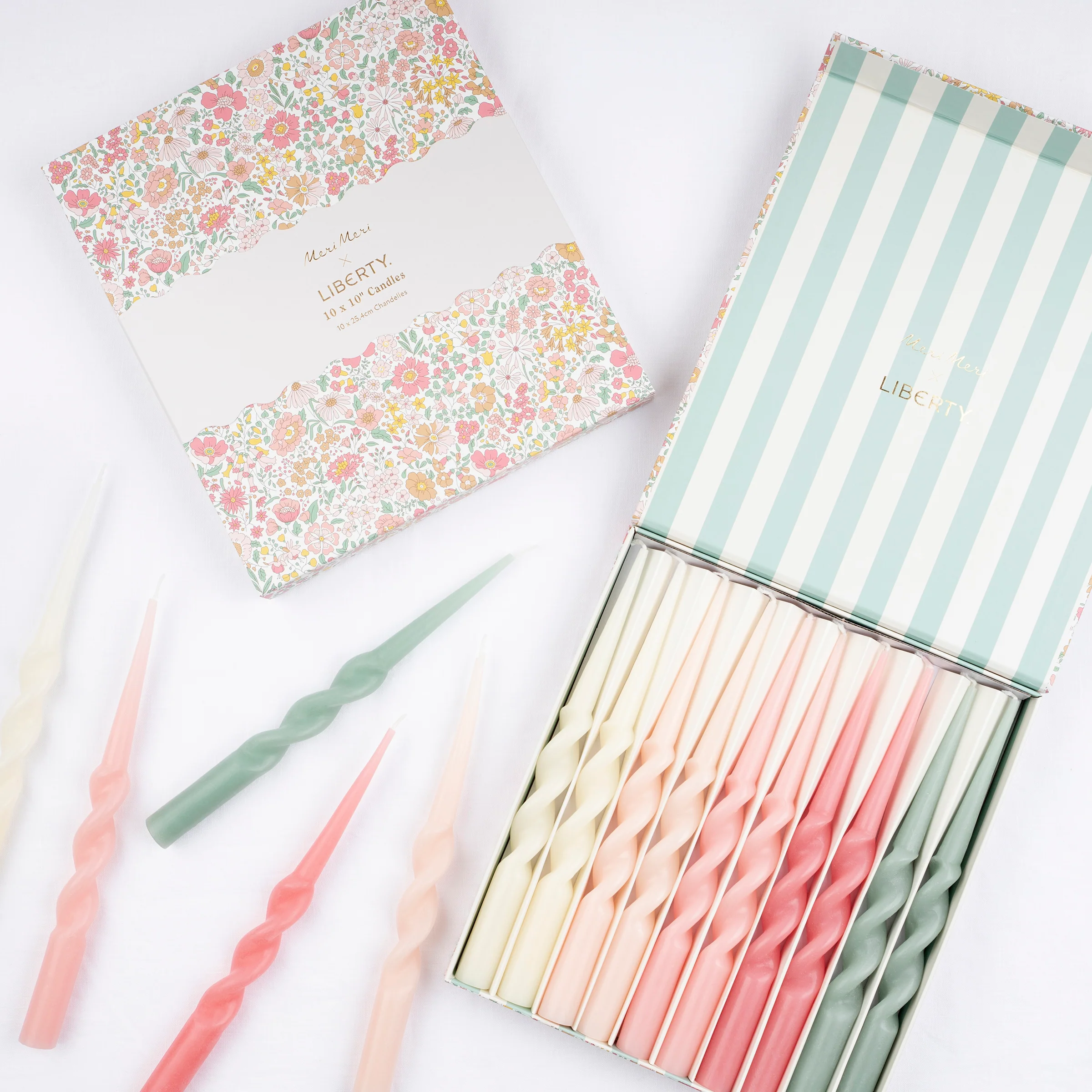 Meri Meri x Liberty Wharfedale Candle Gift Box (x 10)