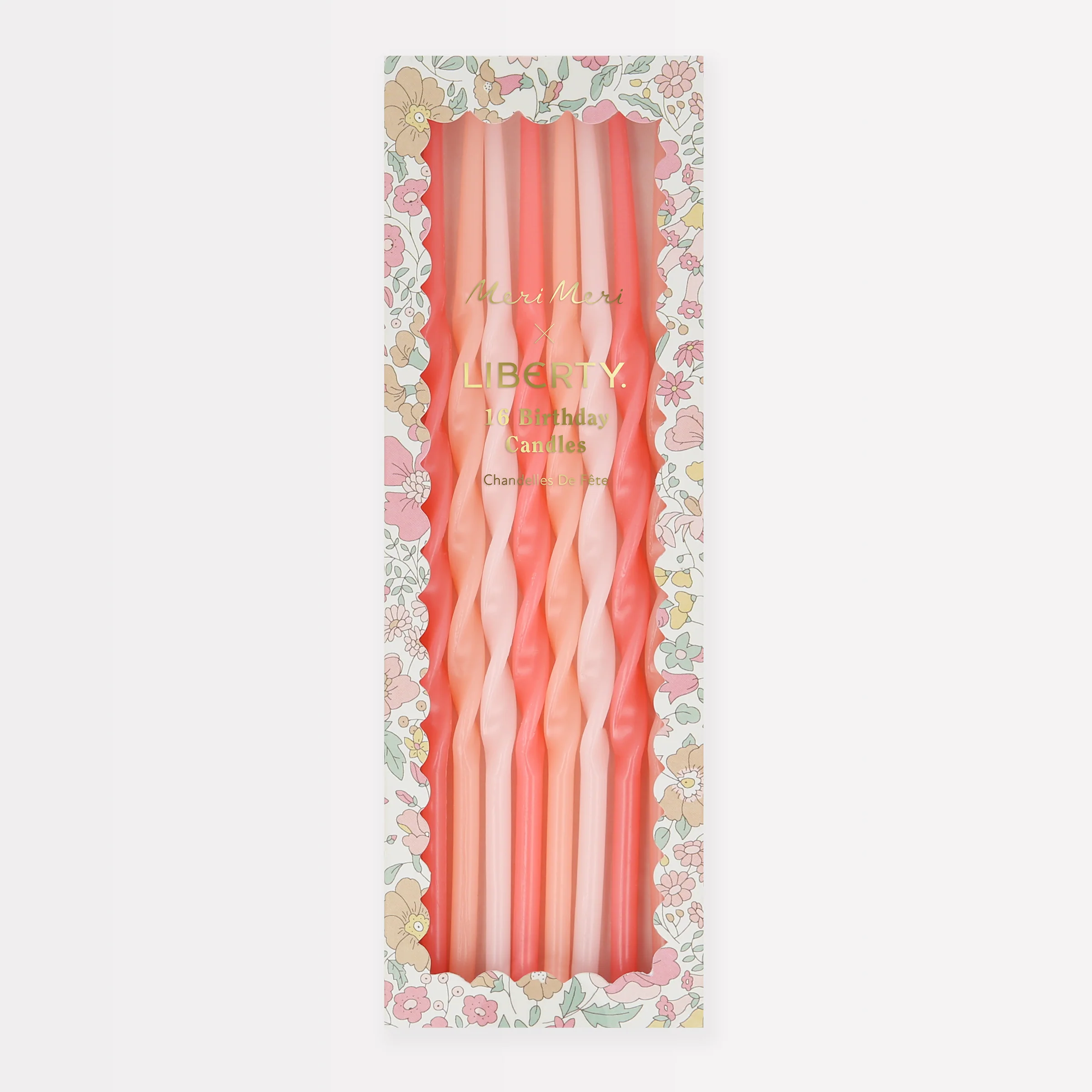 Meri Meri x Liberty Wharfedale Party Candles (x 16)