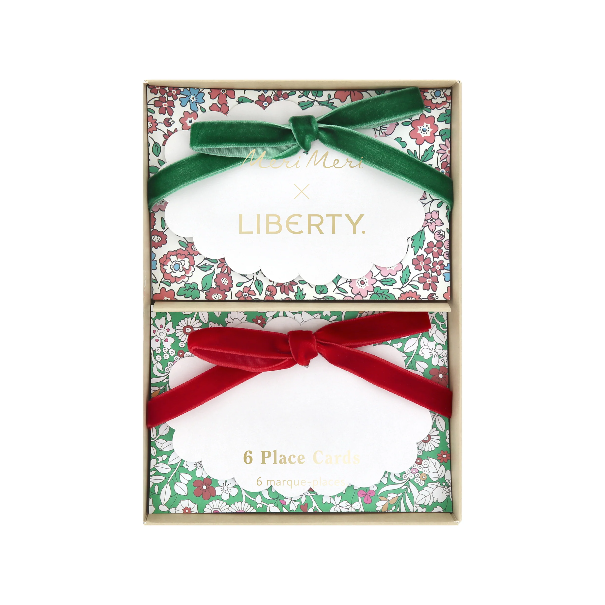Meri Meri x Liberty Winter Place Cards (x 6) - Image 4