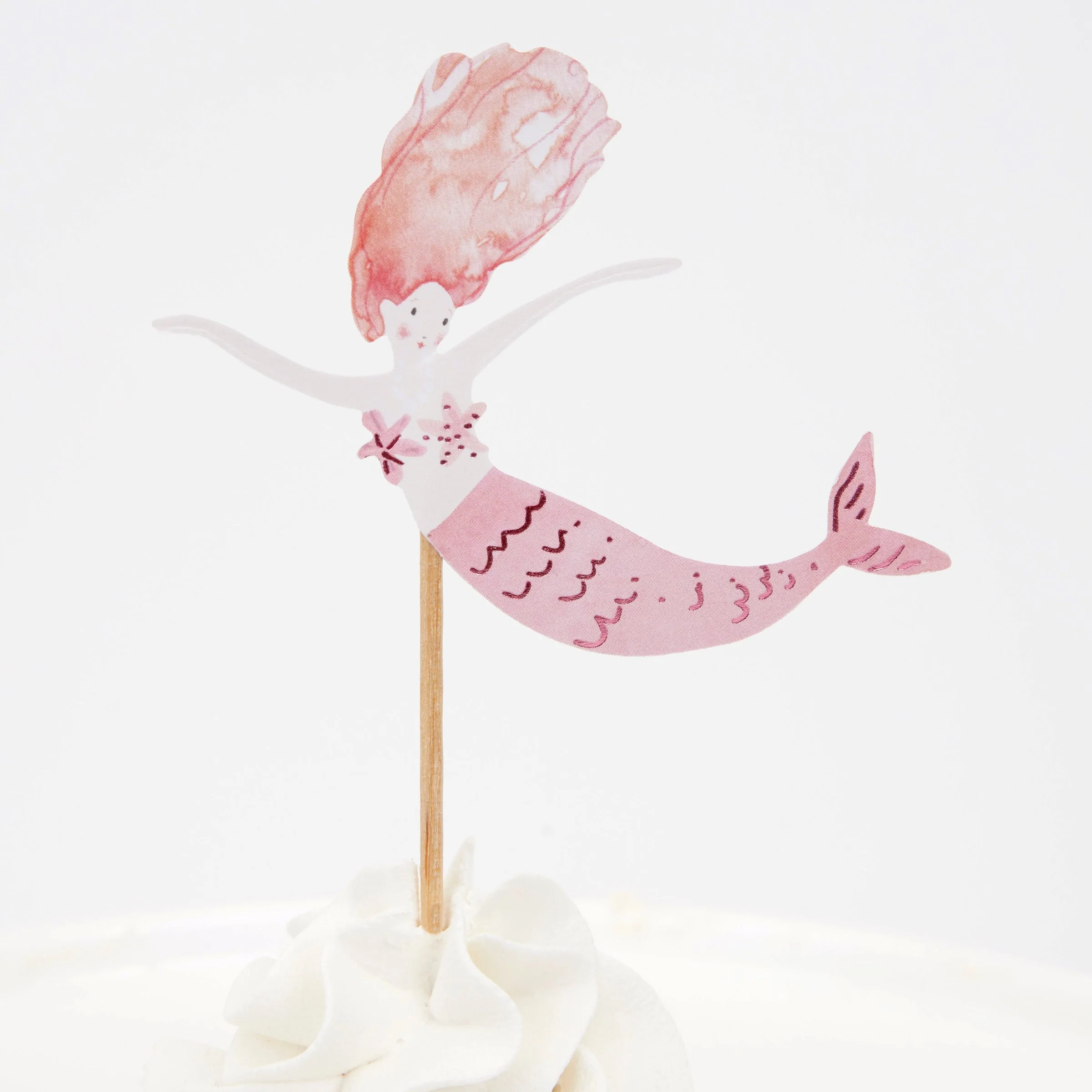 Mermaid Cupcake Kit (x 24 toppers) - Image 4