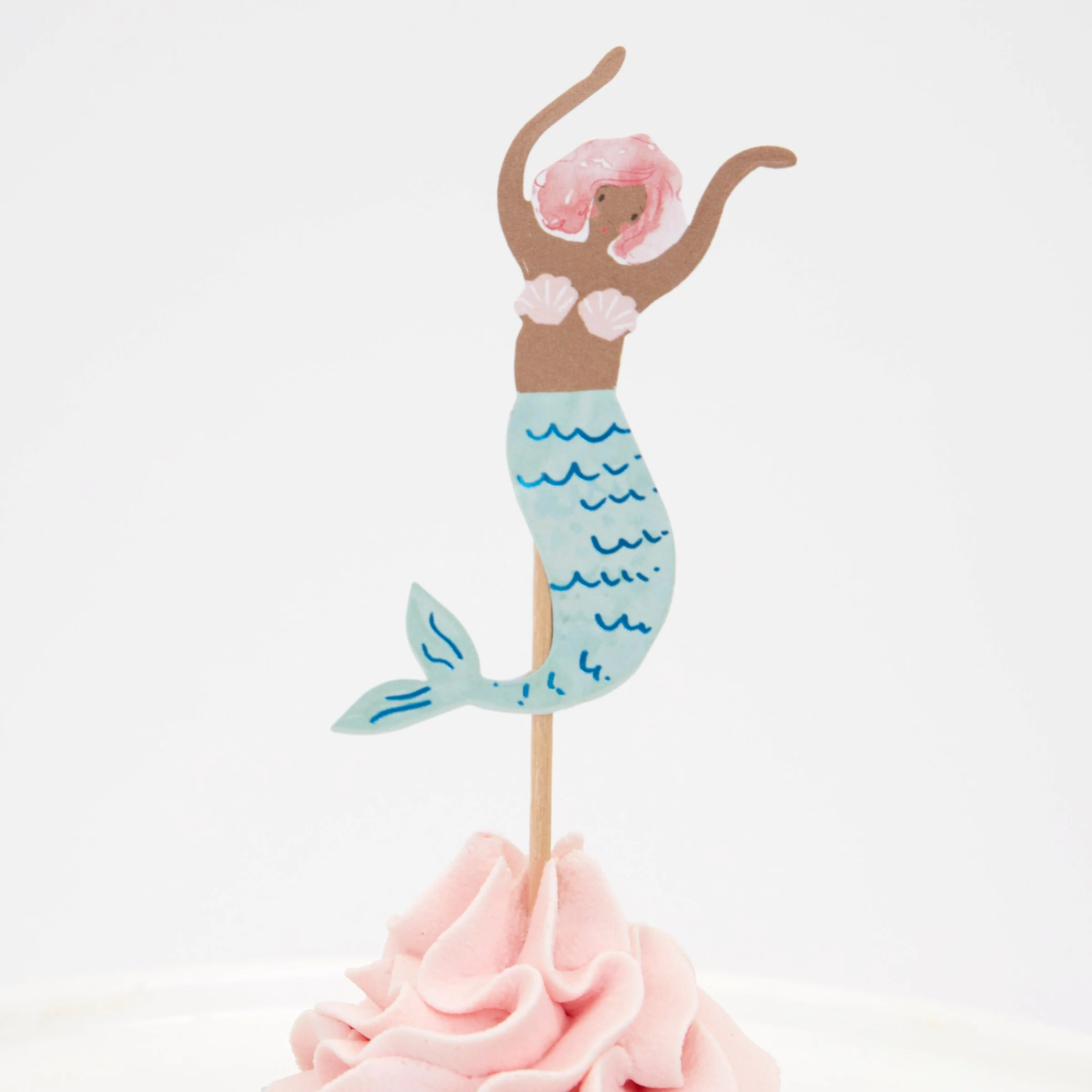 Mermaid Cupcake Kit (x 24 toppers) - Image 9
