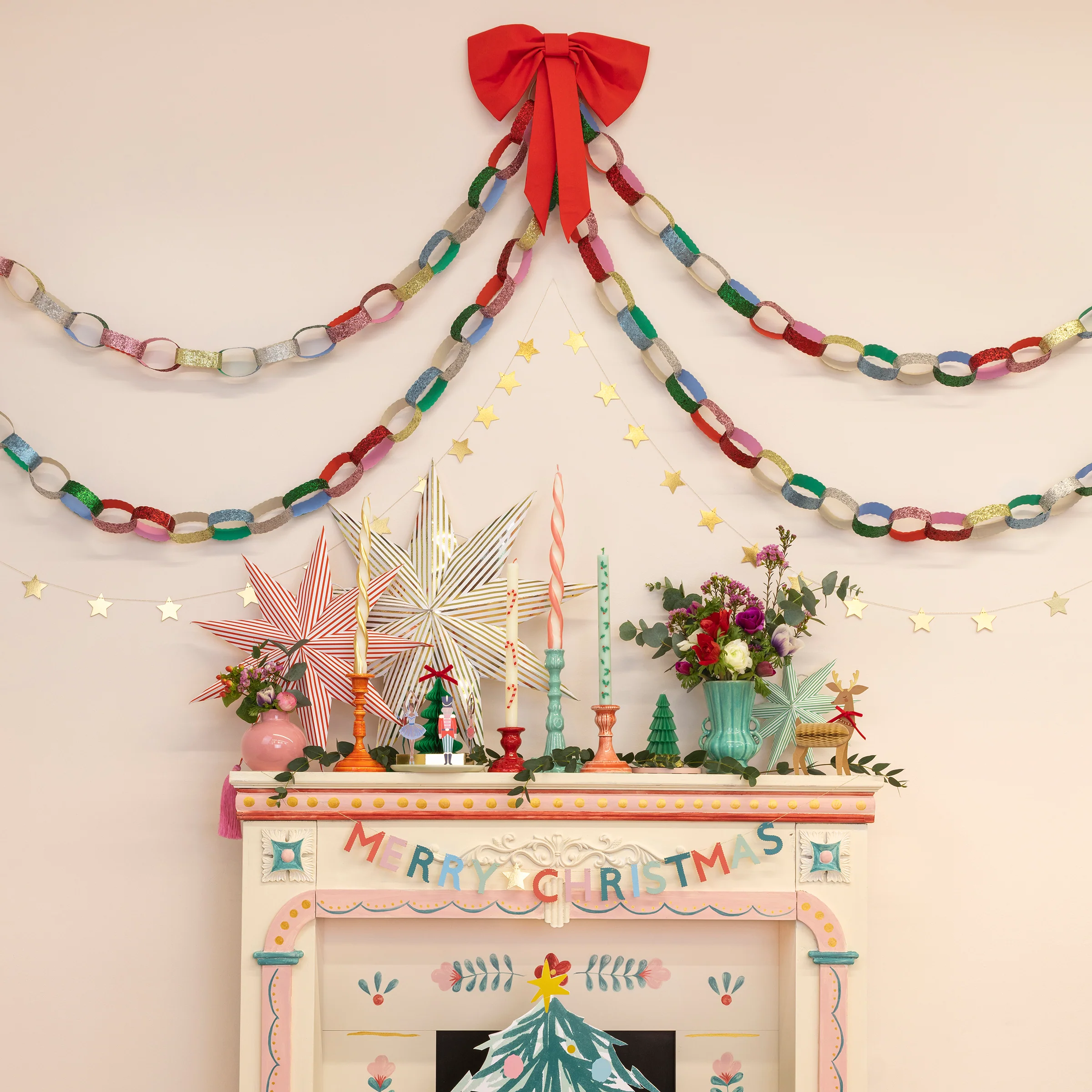 Merry Christmas Mini Matchbox Garland Set - Image 2