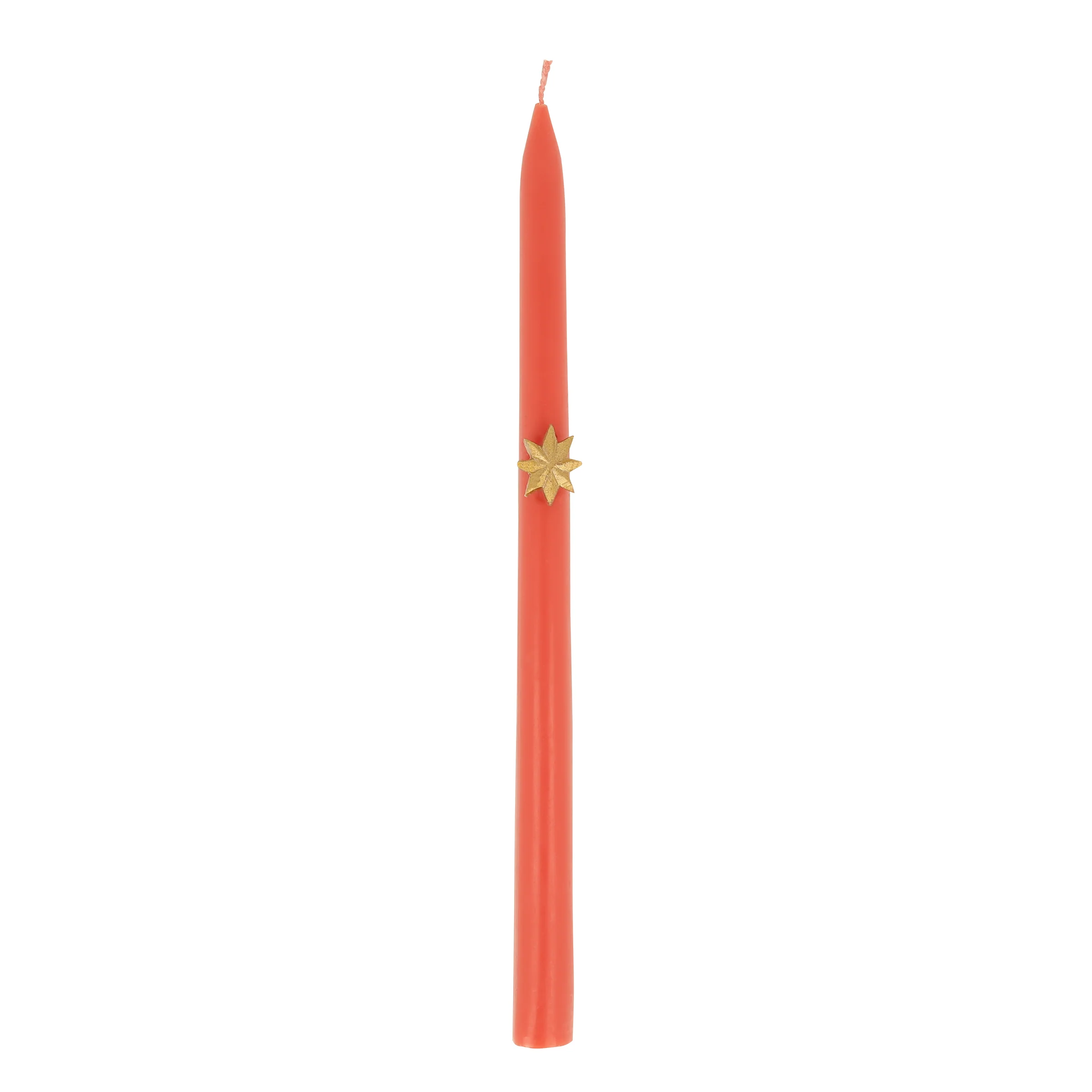 Mixed Gold Star Taper Candles (x 6) - Image 5