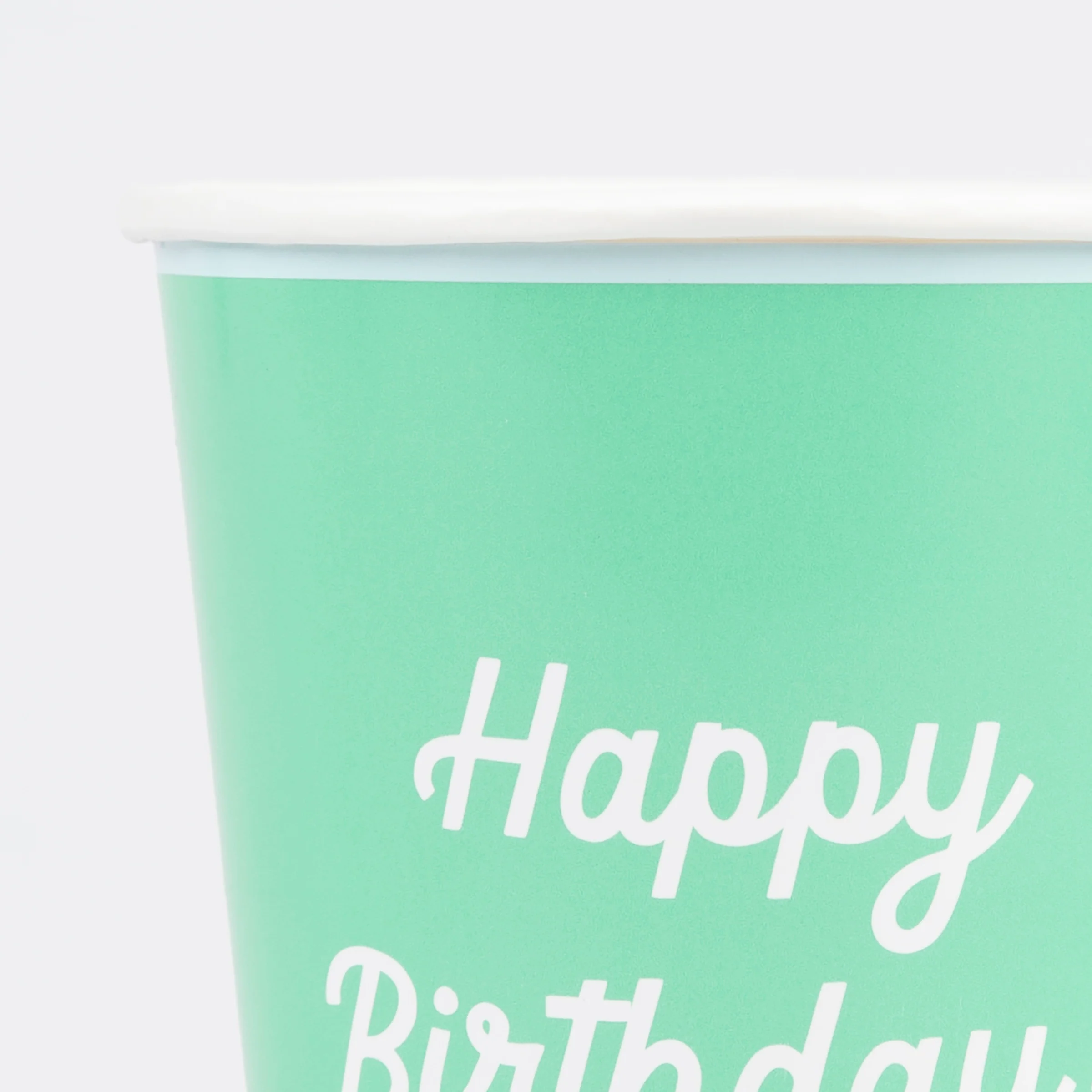 Mixed Happy Birthday Cups (x 8) - Image 3