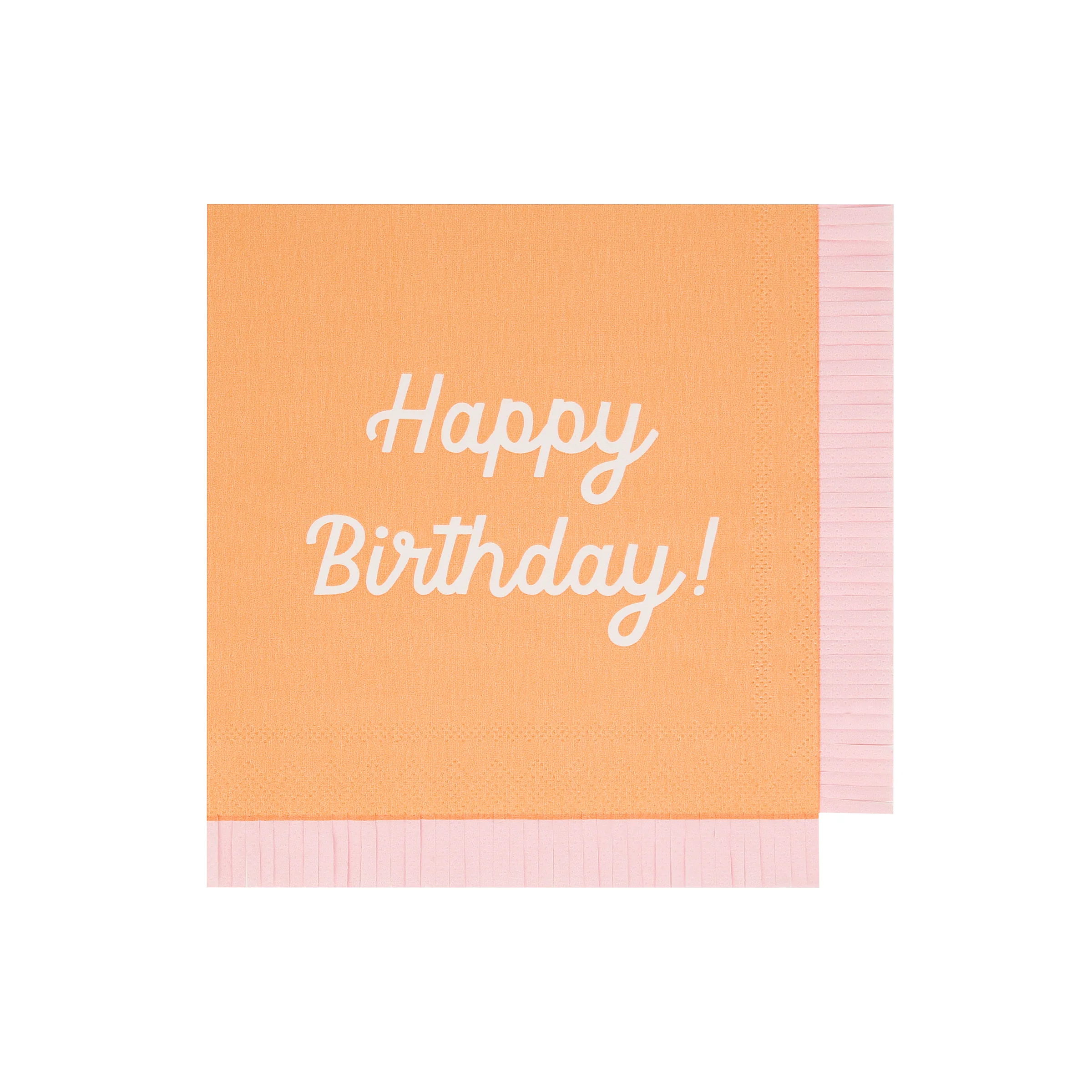 Mixed Happy Birthday Large Napkins (x 16) - Image 4